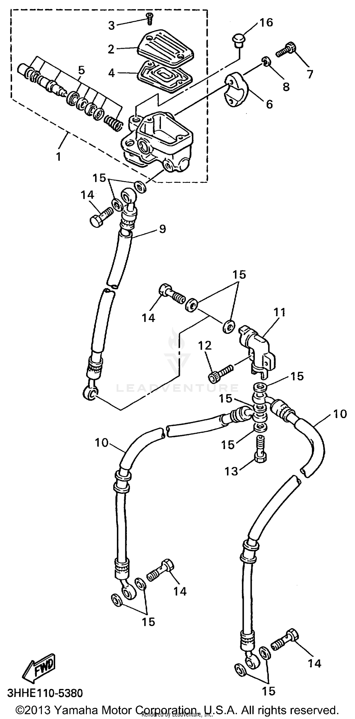 FRONT MASTER CYLINDER