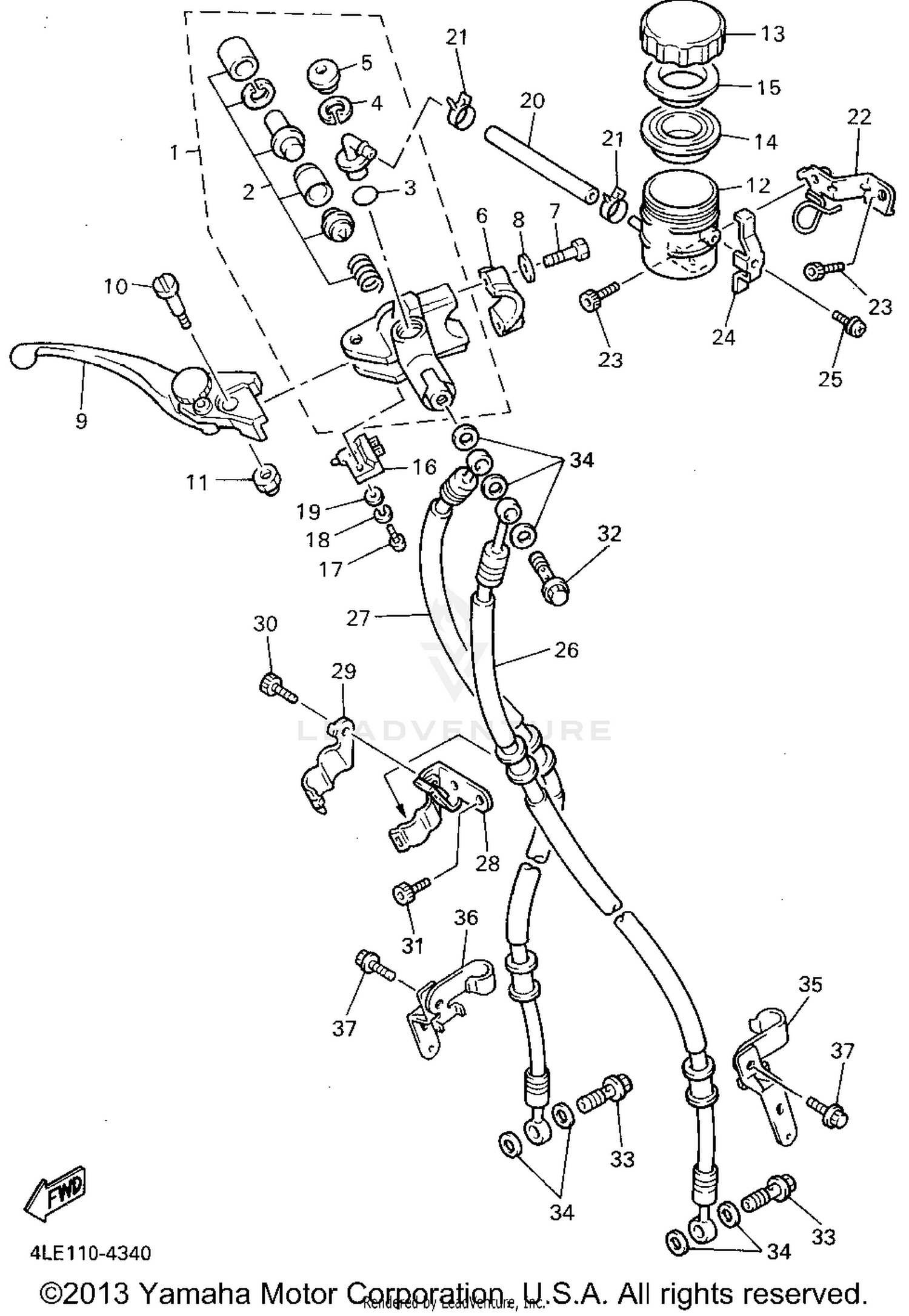 FRONT MASTER CYLINDER