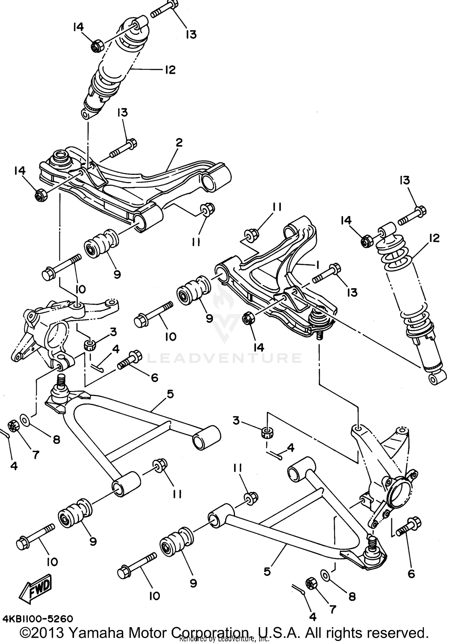 FRONT SUSPENSION WHEEL