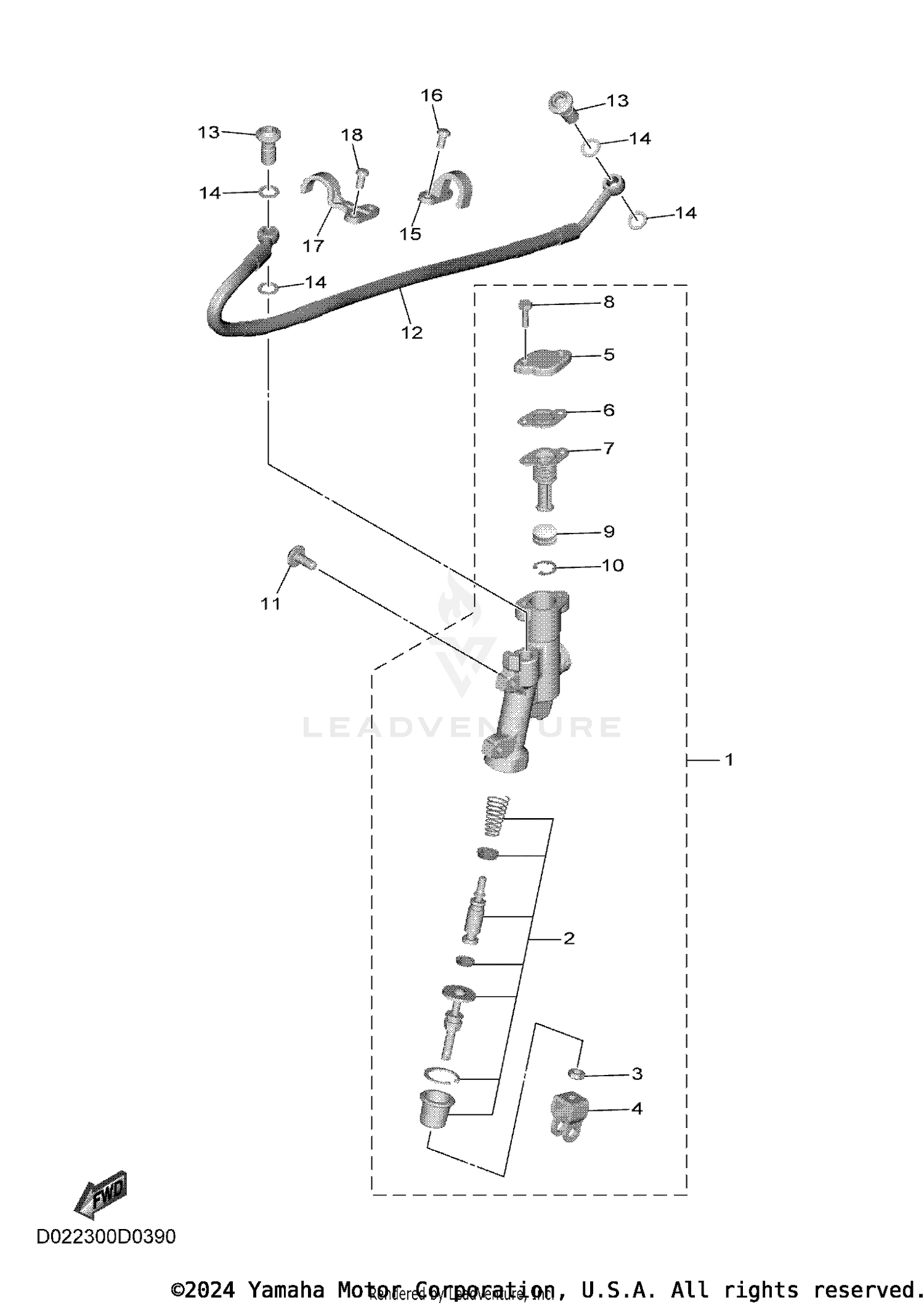 REAR MASTER CYLINDER