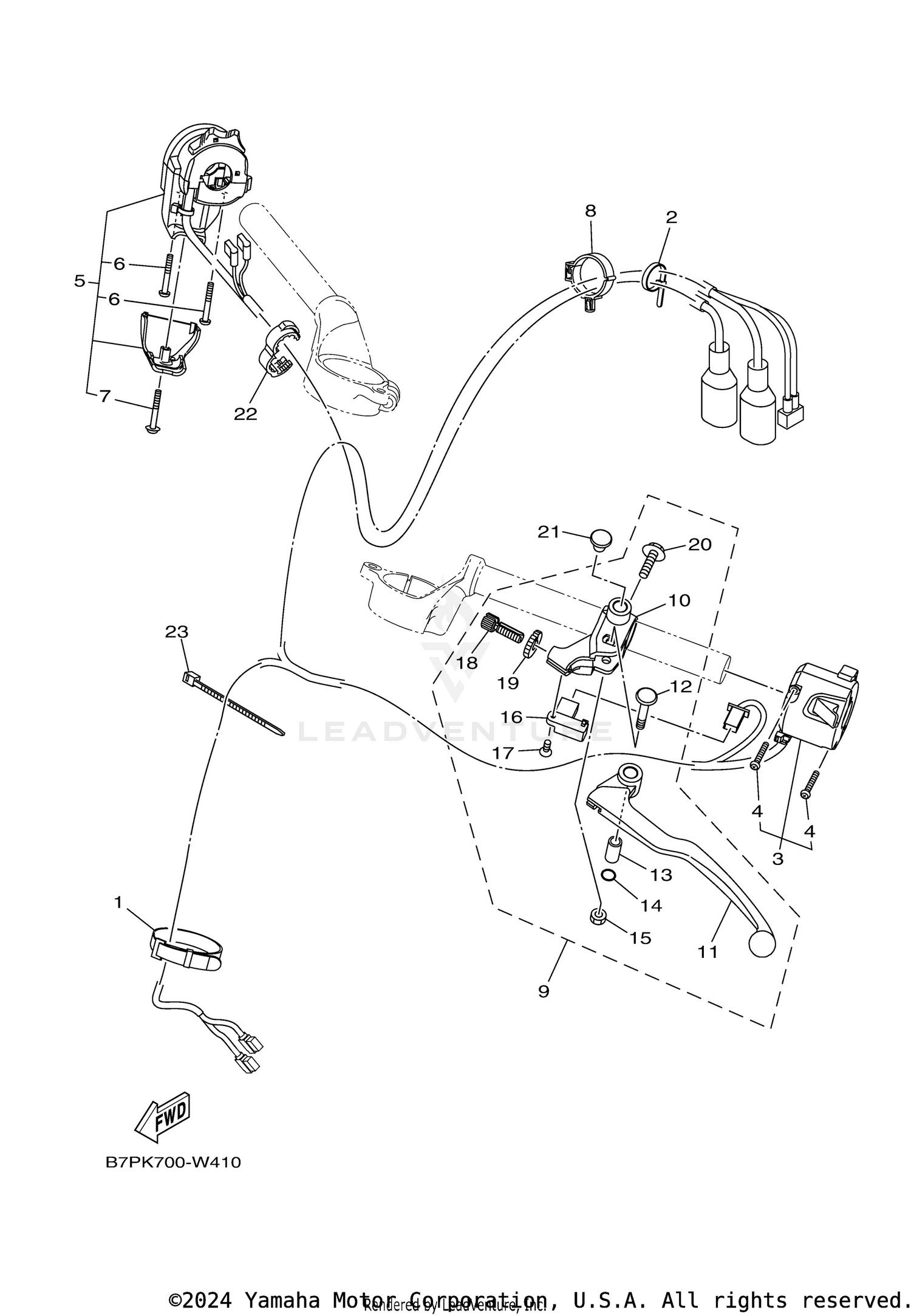 HANDLE SWITCH & LEVER