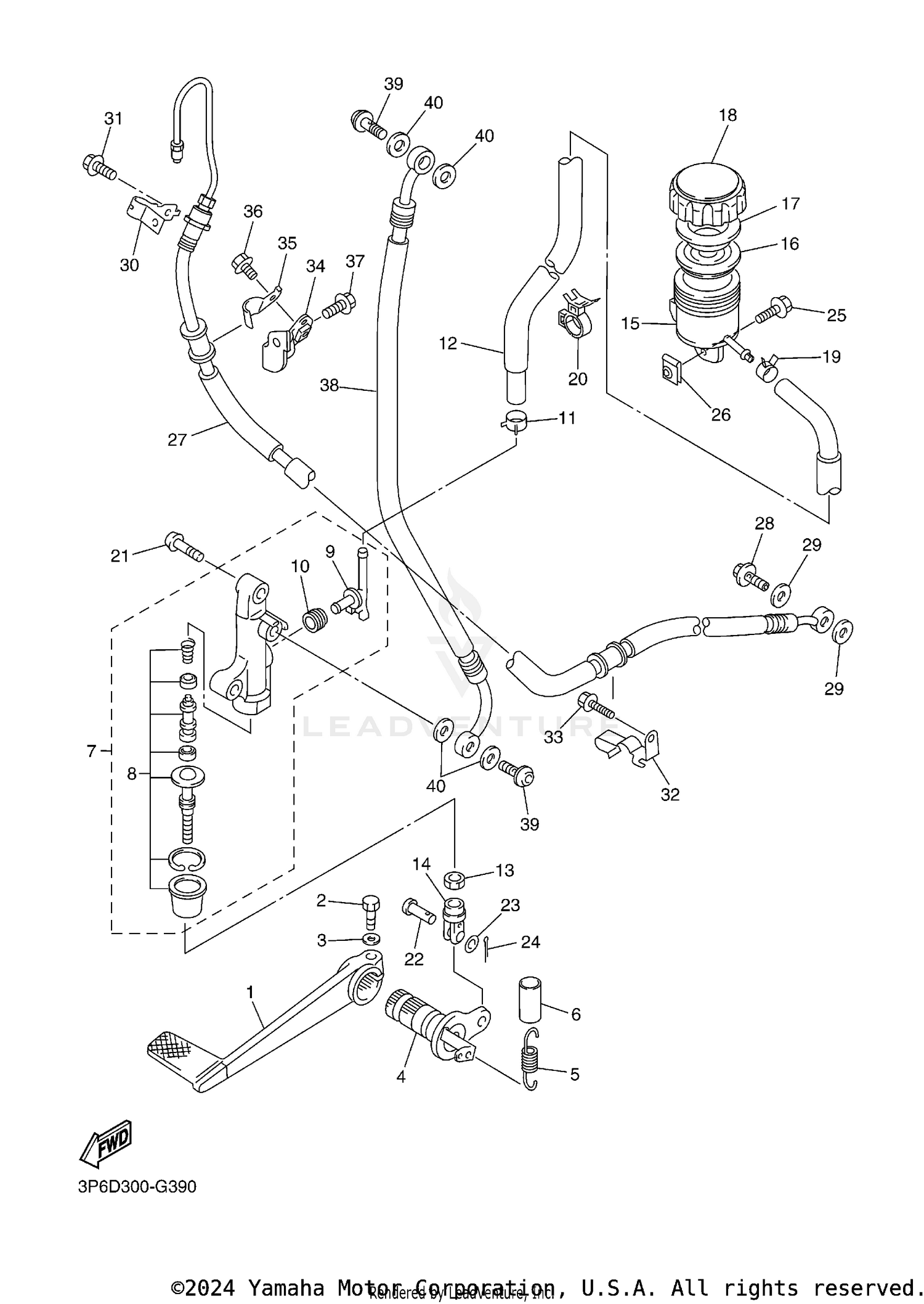 REAR MASTER CYLINDER