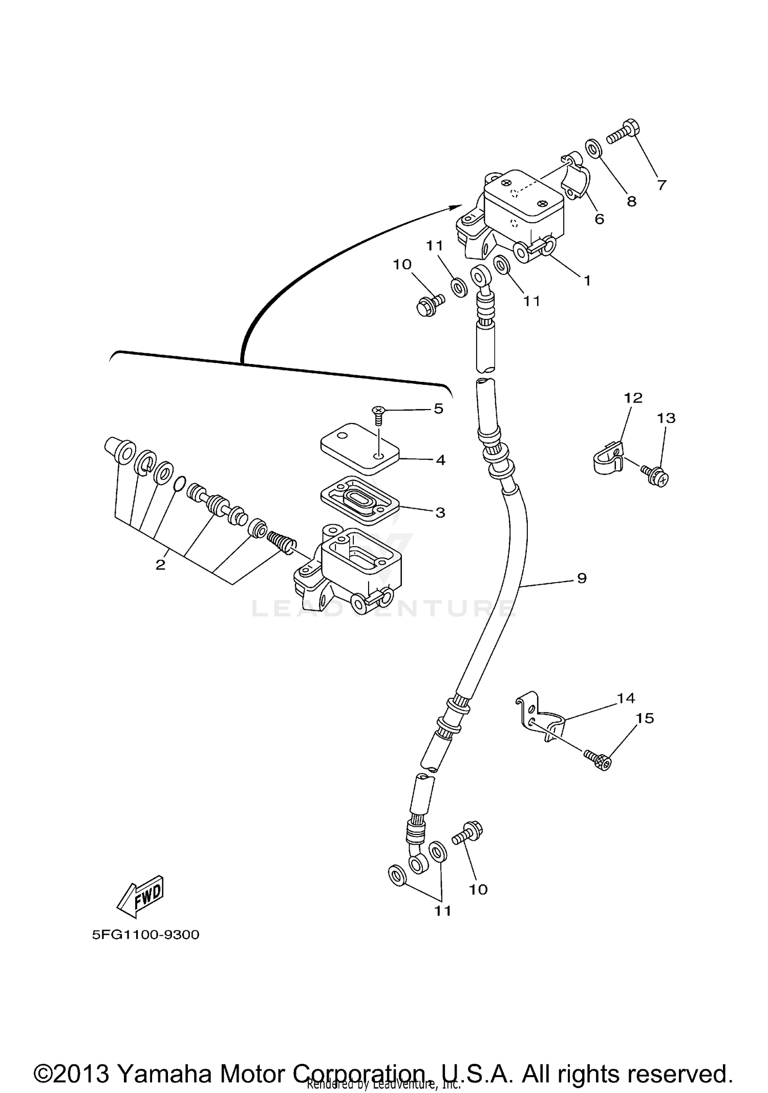 FRONT MASTER CYLINDER