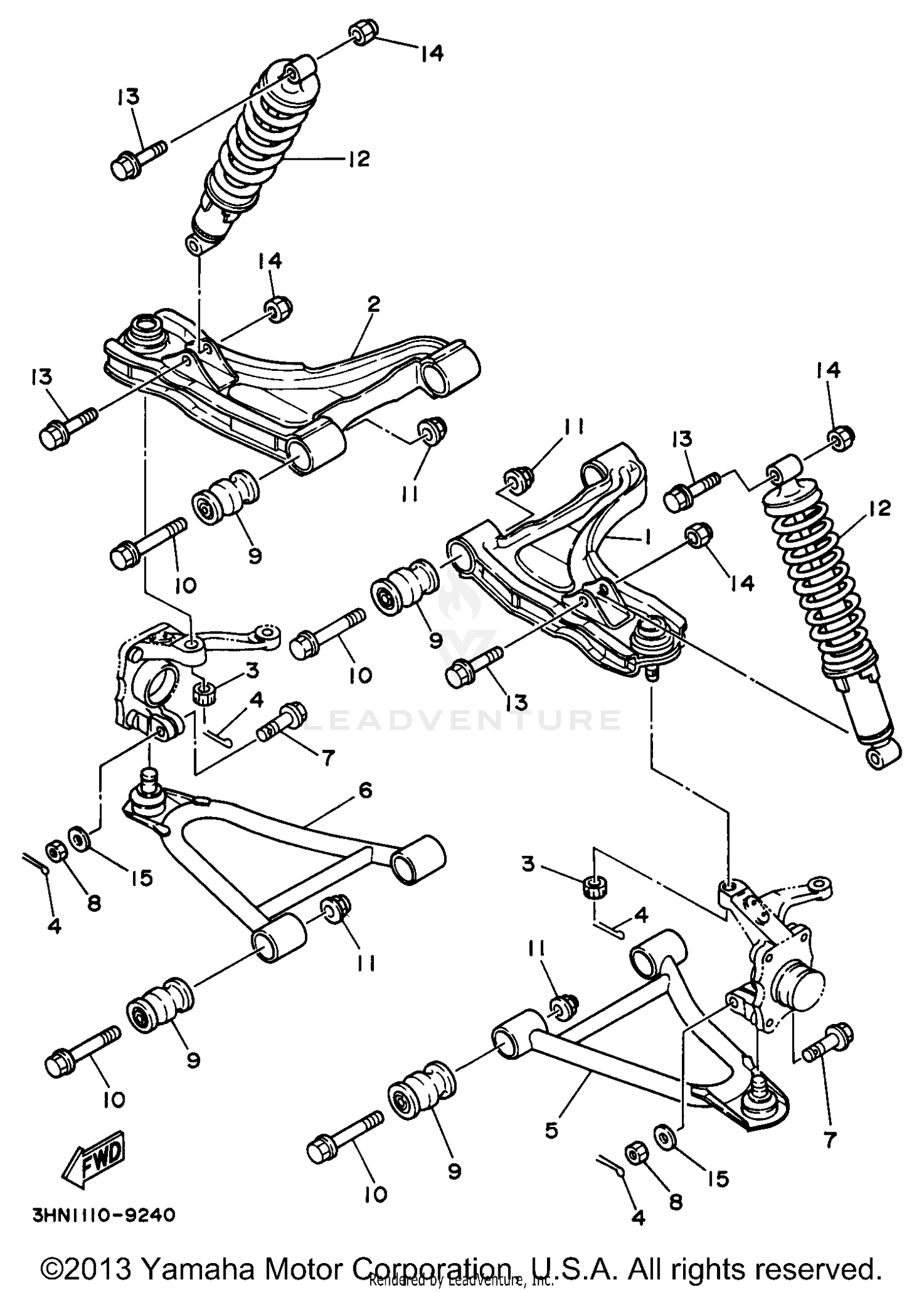 FRONT SUSPENSION WHEEL