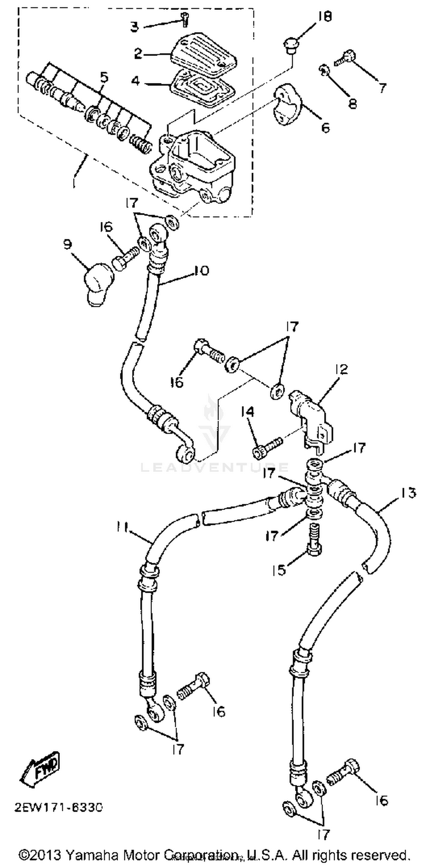 FRONT MASTER CYLINDER