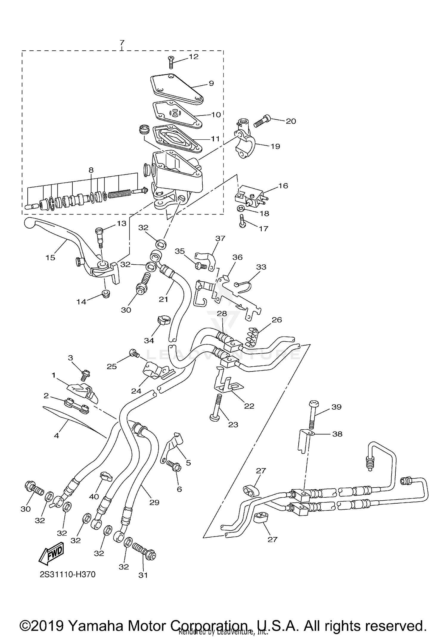 FRONT MASTER CYLINDER