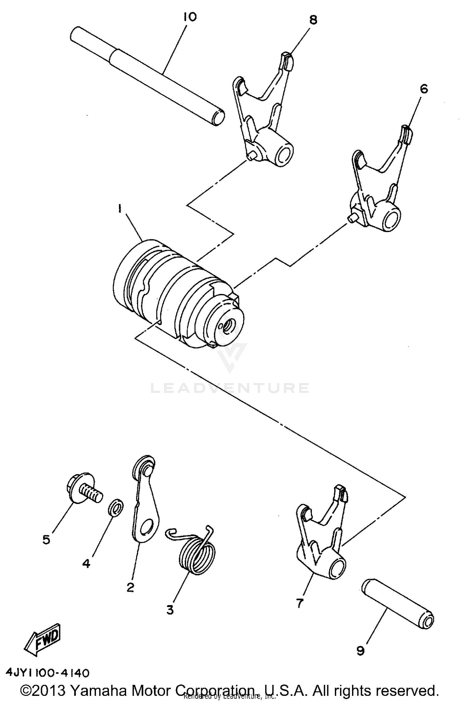 SHIFT CAM SHIFT FORK