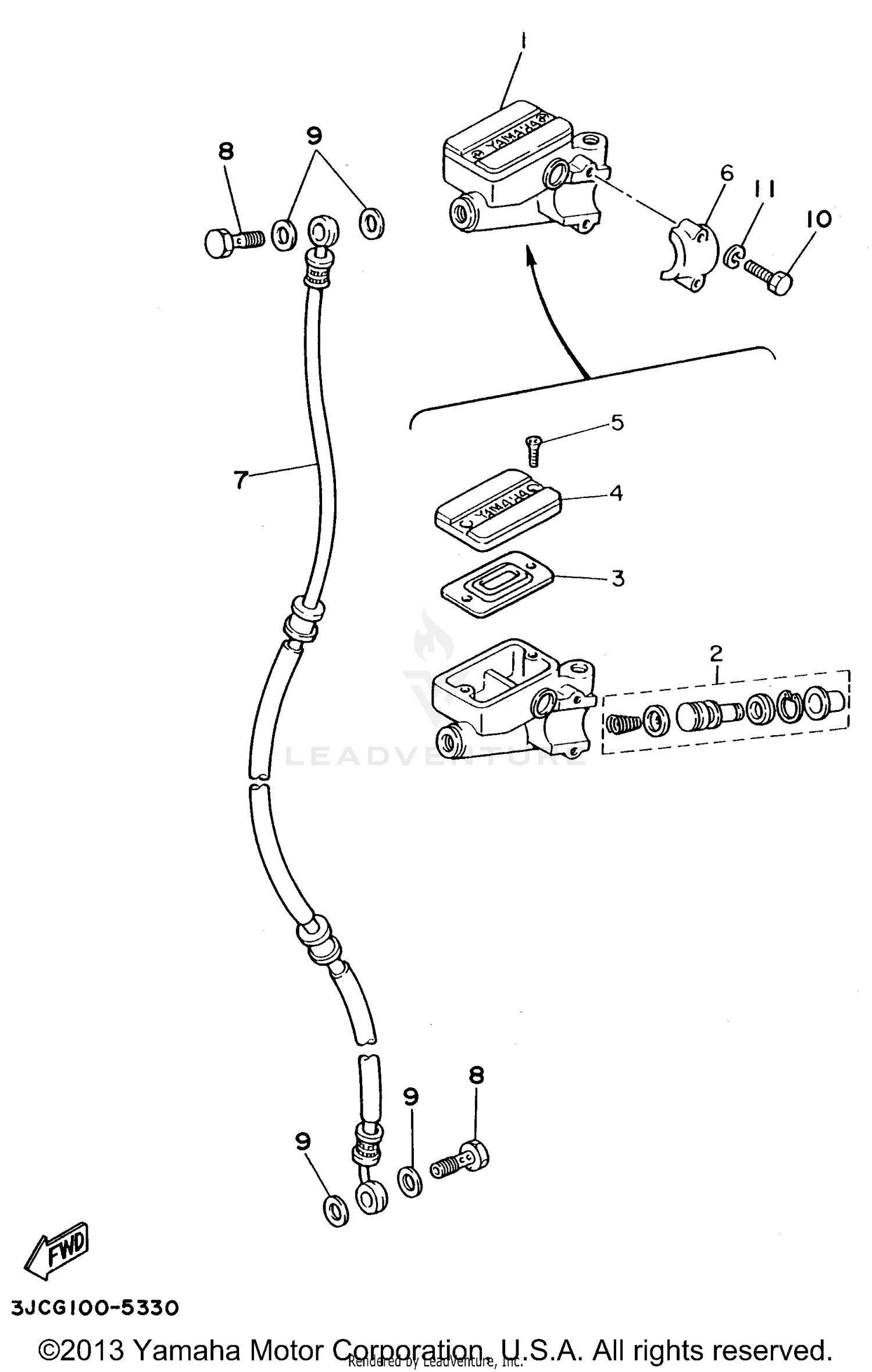 FRONT MASTER CYLINDER