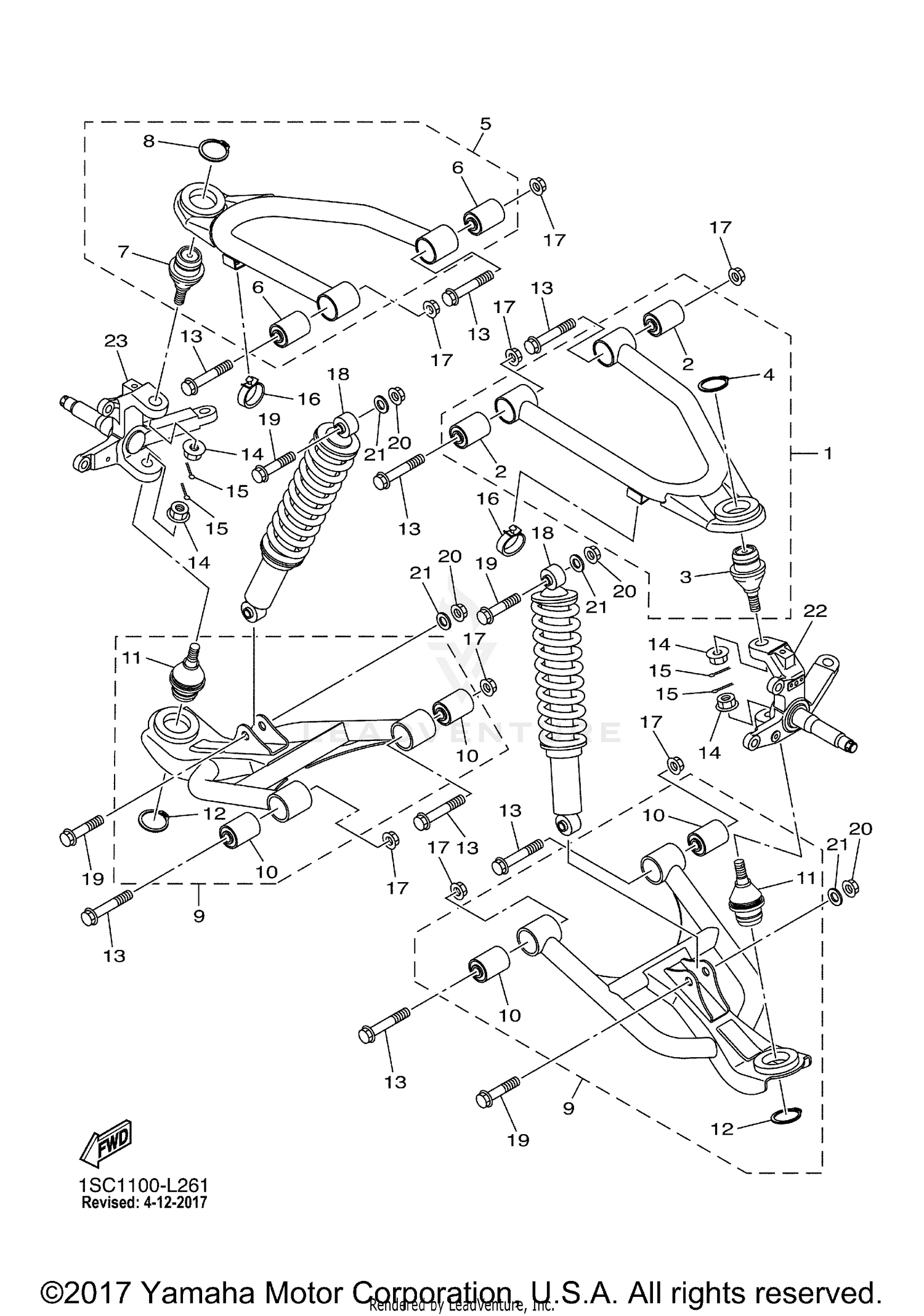 FRONT SUSPENSION WHEEL