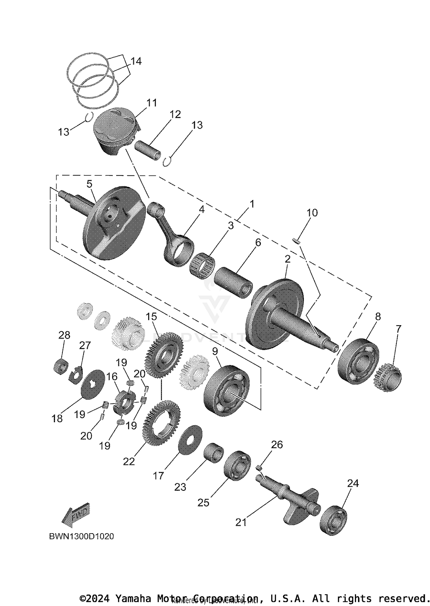 CRANKSHAFT & PISTON