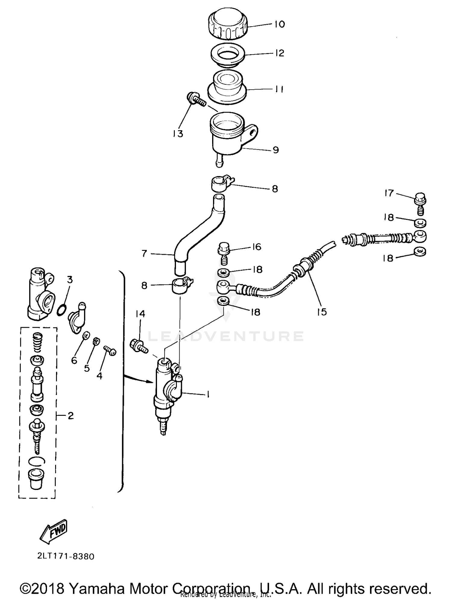 REAR MASTER CYLINDER