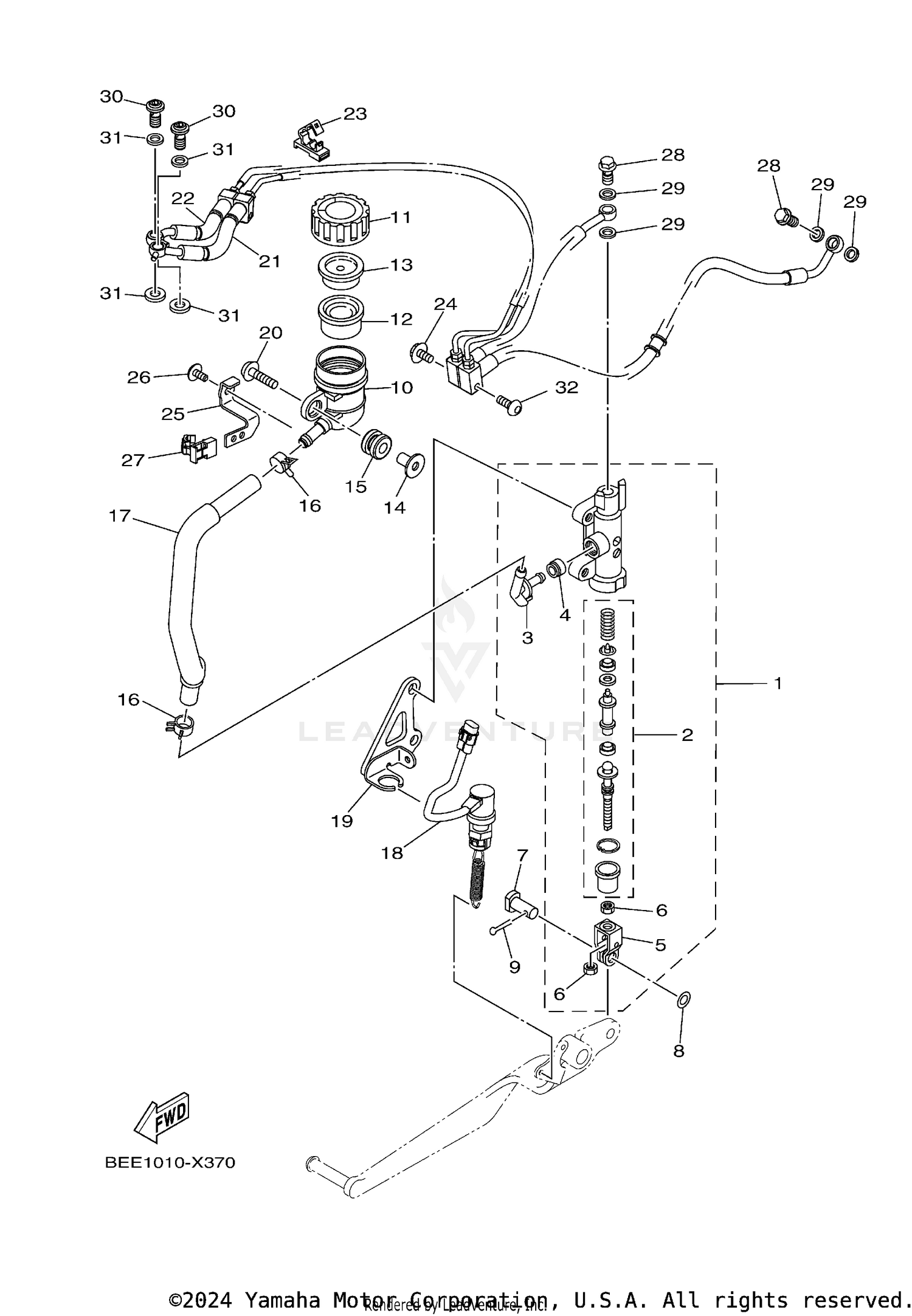 REAR MASTER CYLINDER