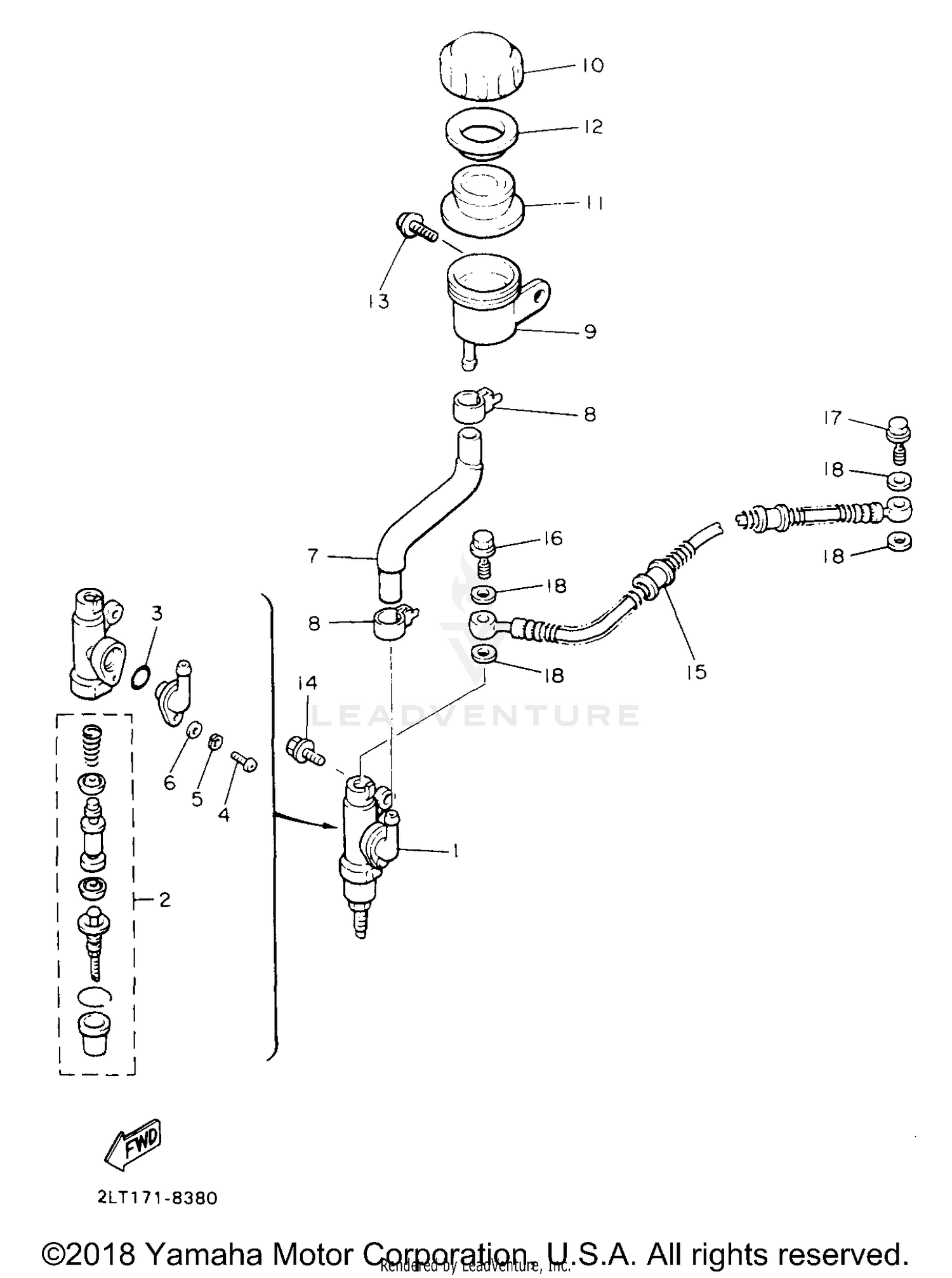 REAR MASTER CYLINDER