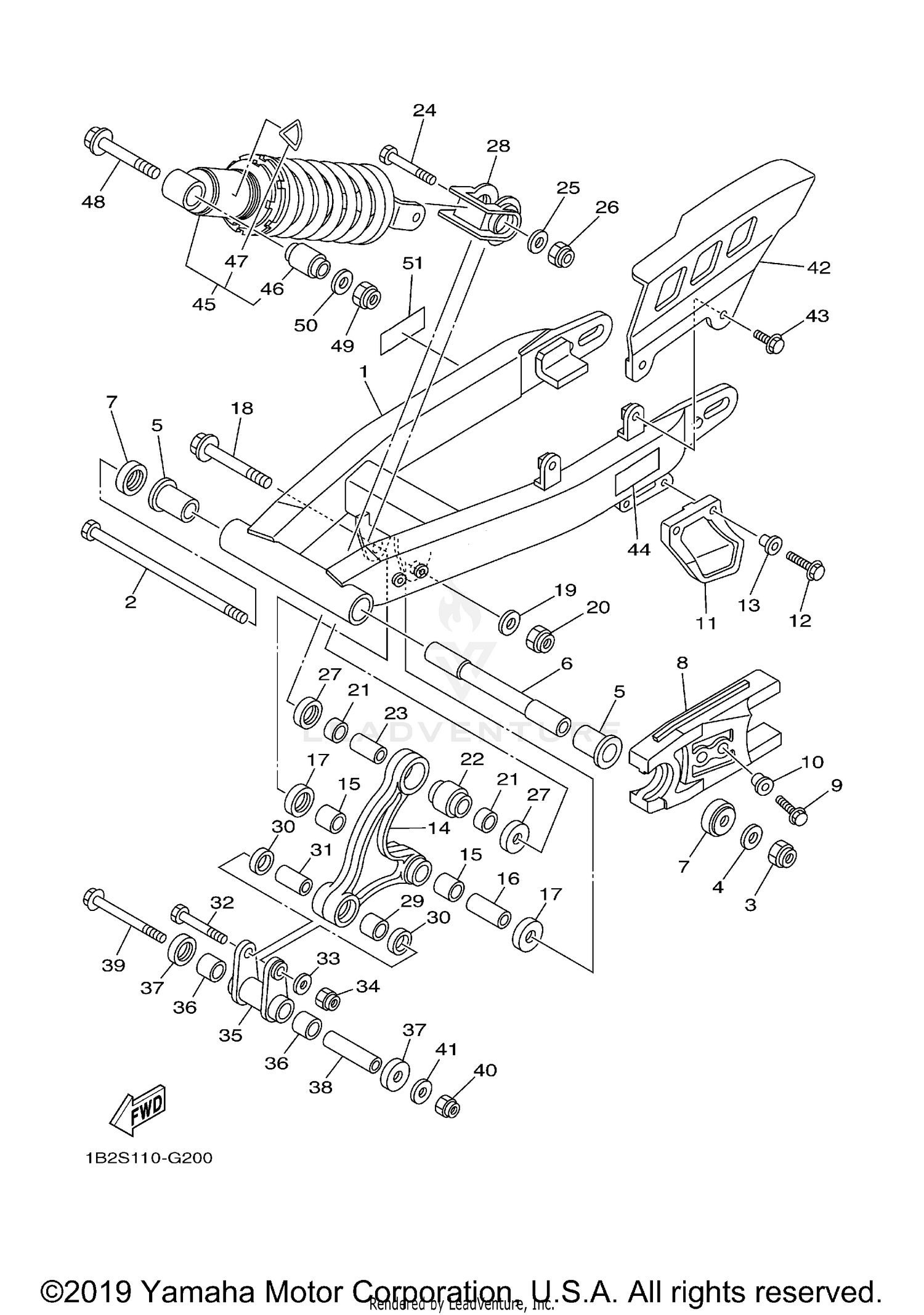 REAR ARM SUSPENSION EX 1B2S