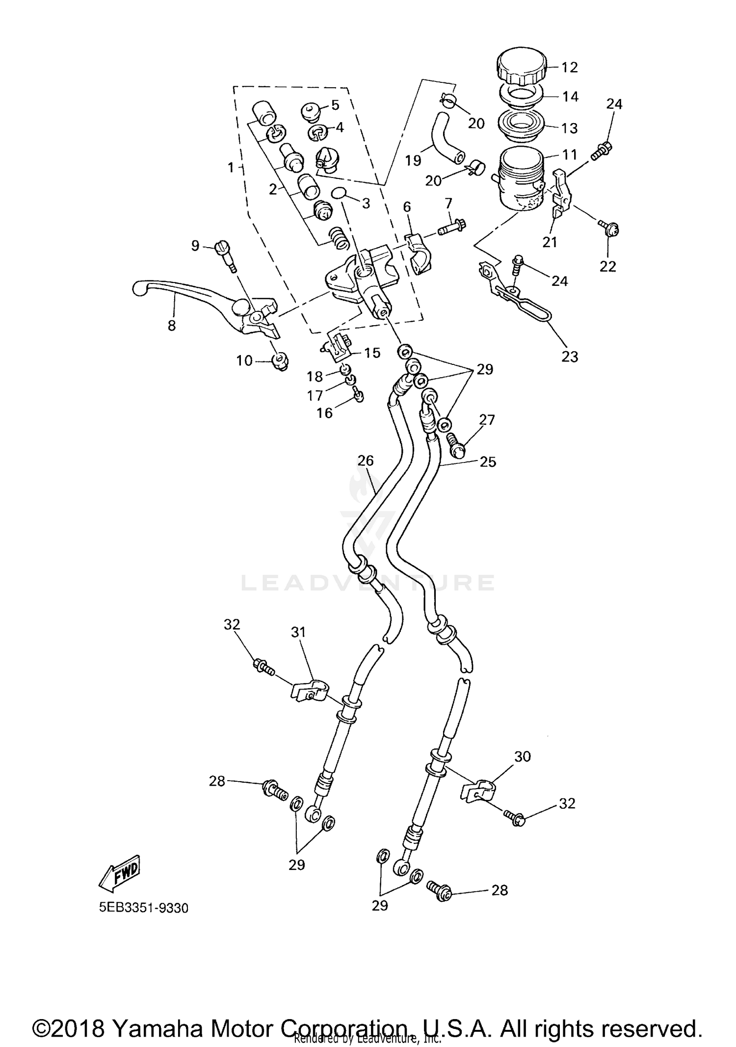 FRONT MASTER CYLINDER