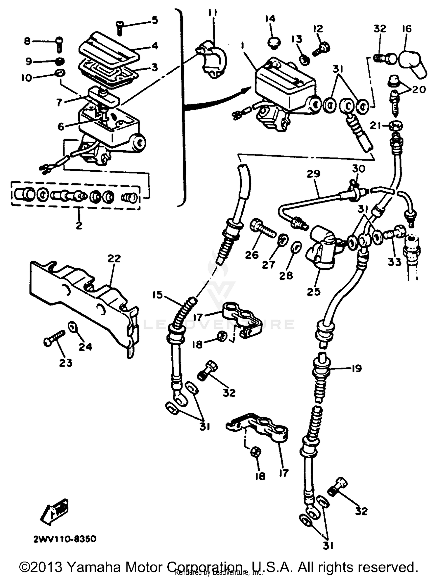FRONT MASTER CYLINDER 1