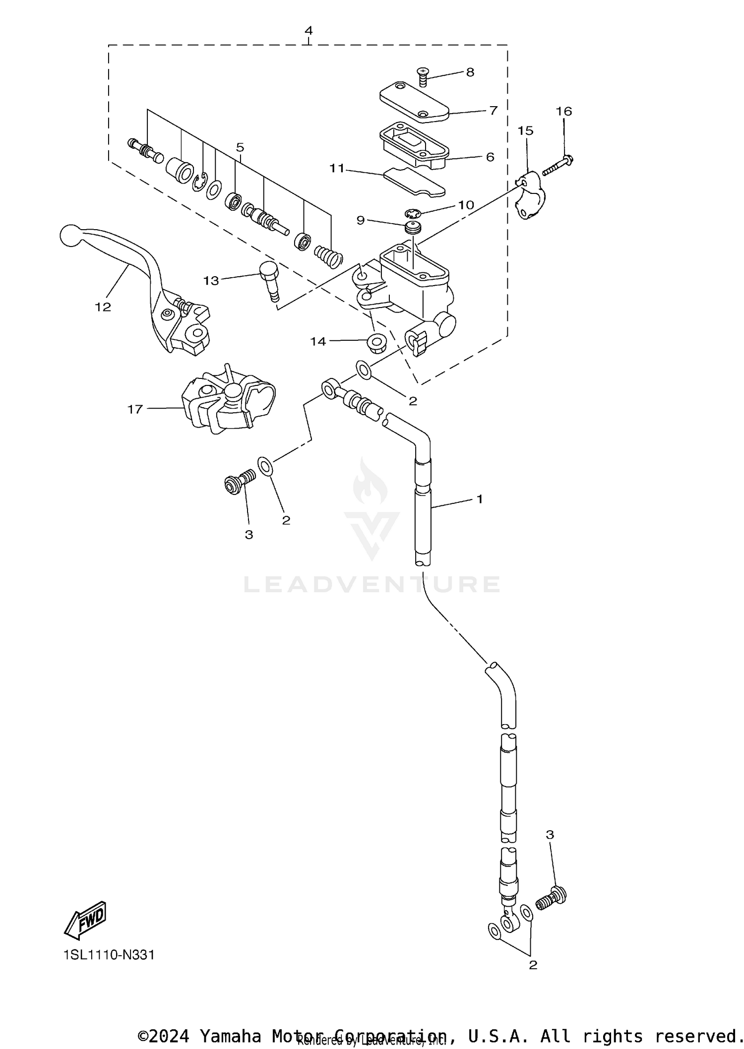 FRONT MASTER CYLINDER