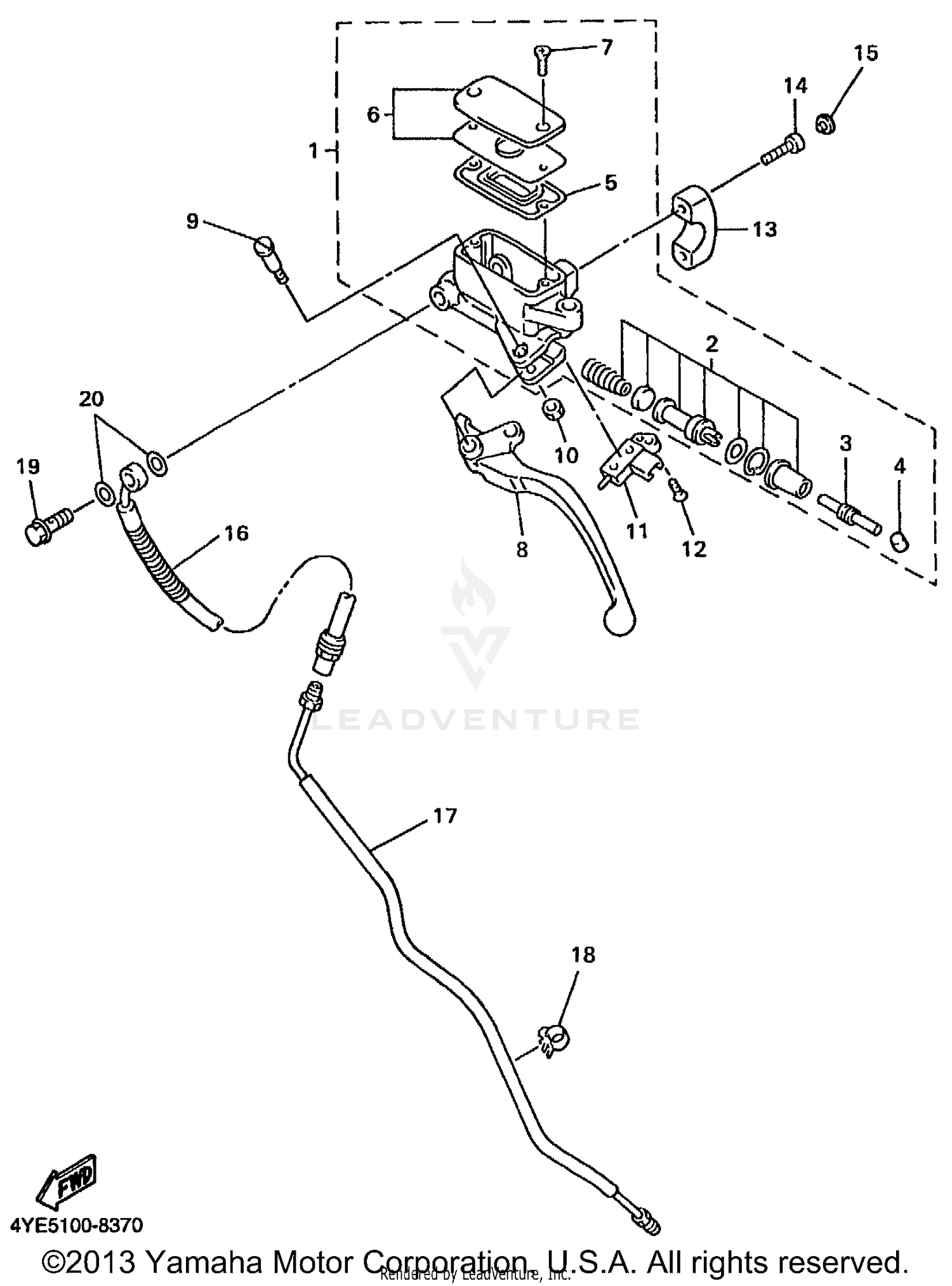 FRONT MASTER CYLINDER 2