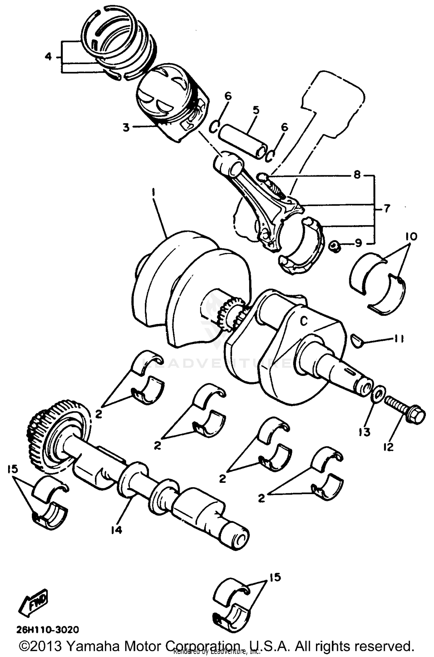 CRANKSHAFT PISTON