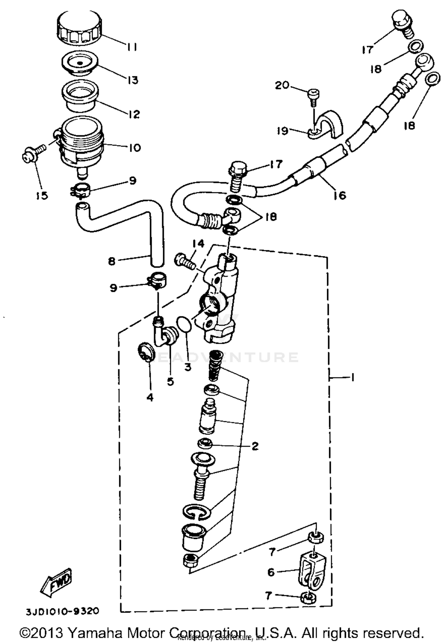 REAR MASTER CYLINDER