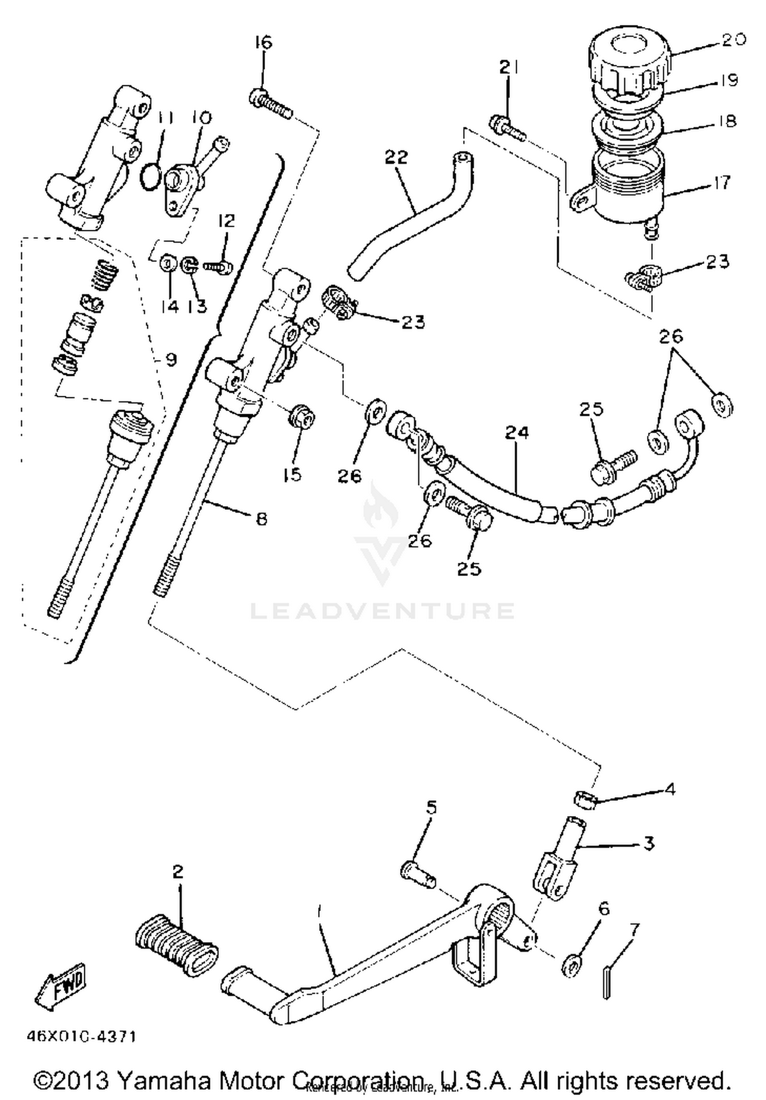 REAR MASTER CYLINDER