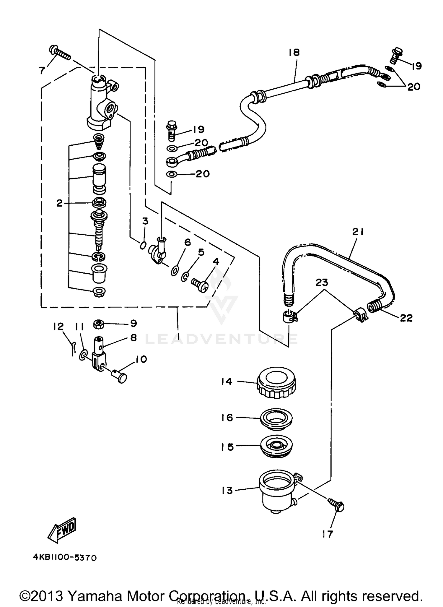 REAR MASTER CYLINDER