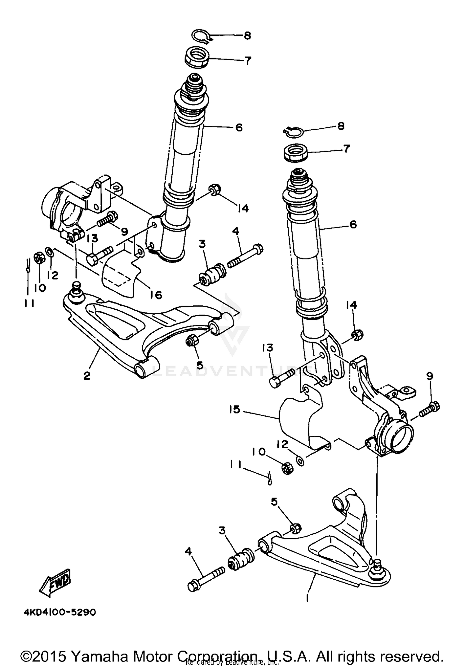 FRONT SUSPENSION WHEEL