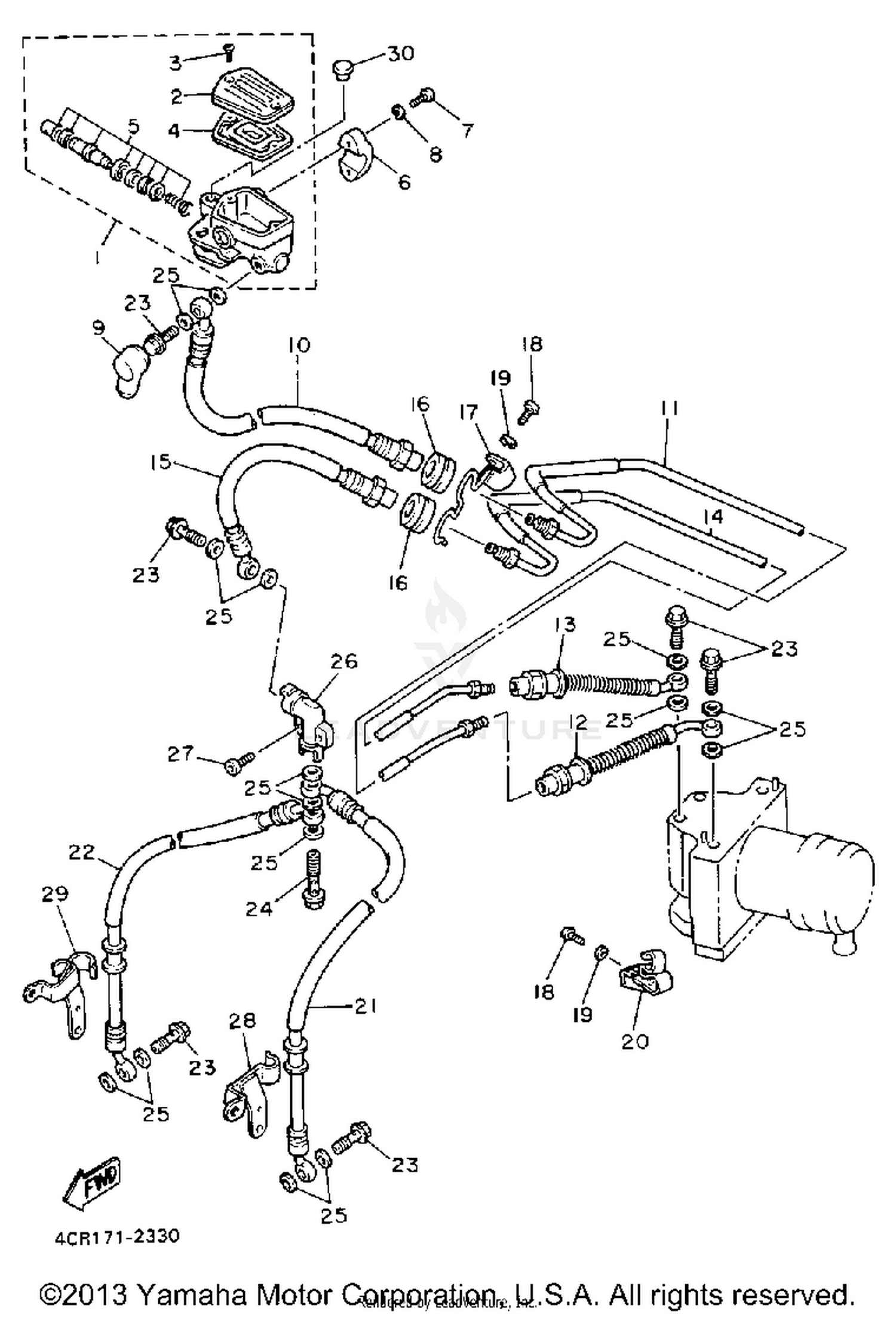 FRONT MASTER CYLINDER