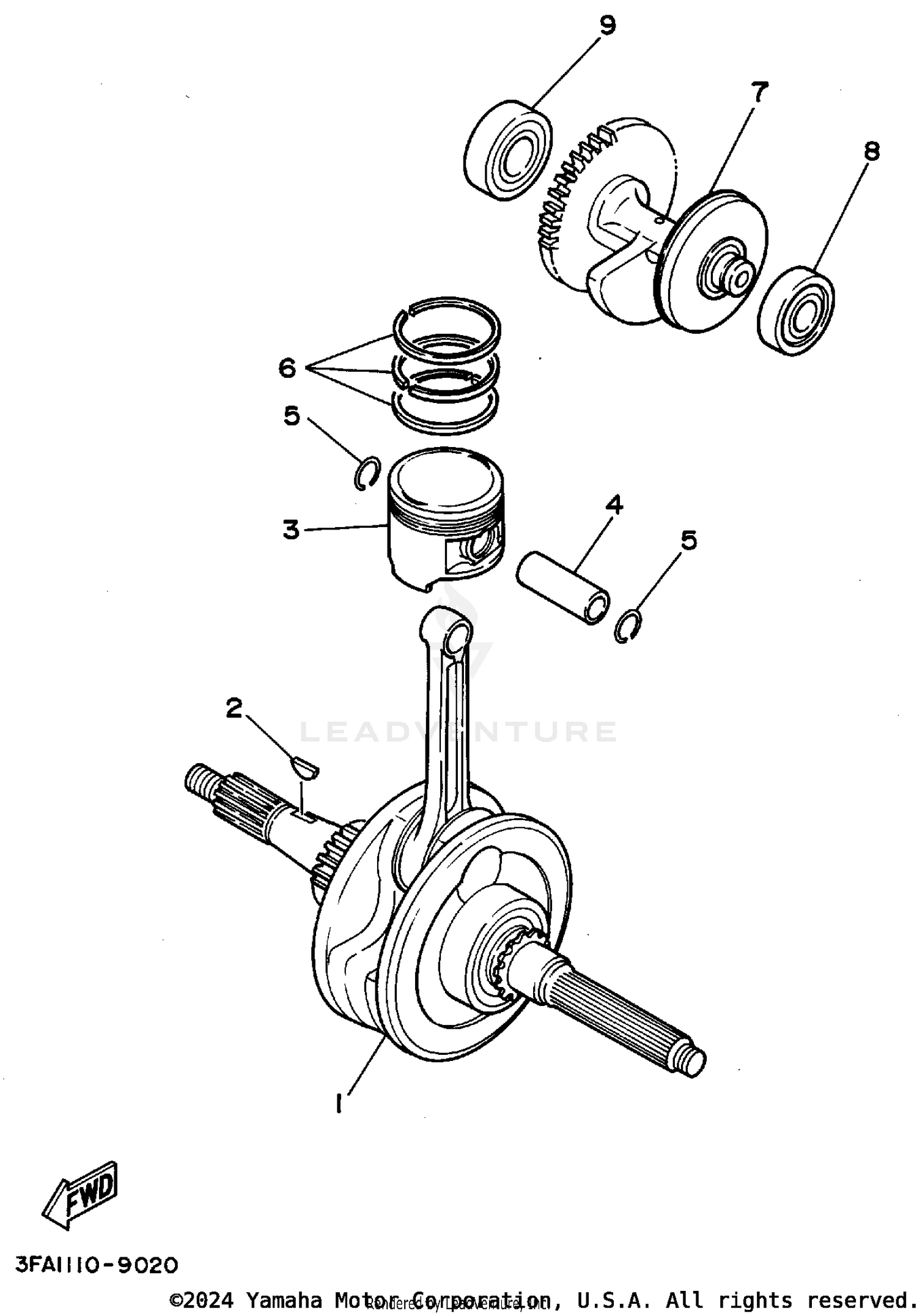 CRANKSHAFT PISTON