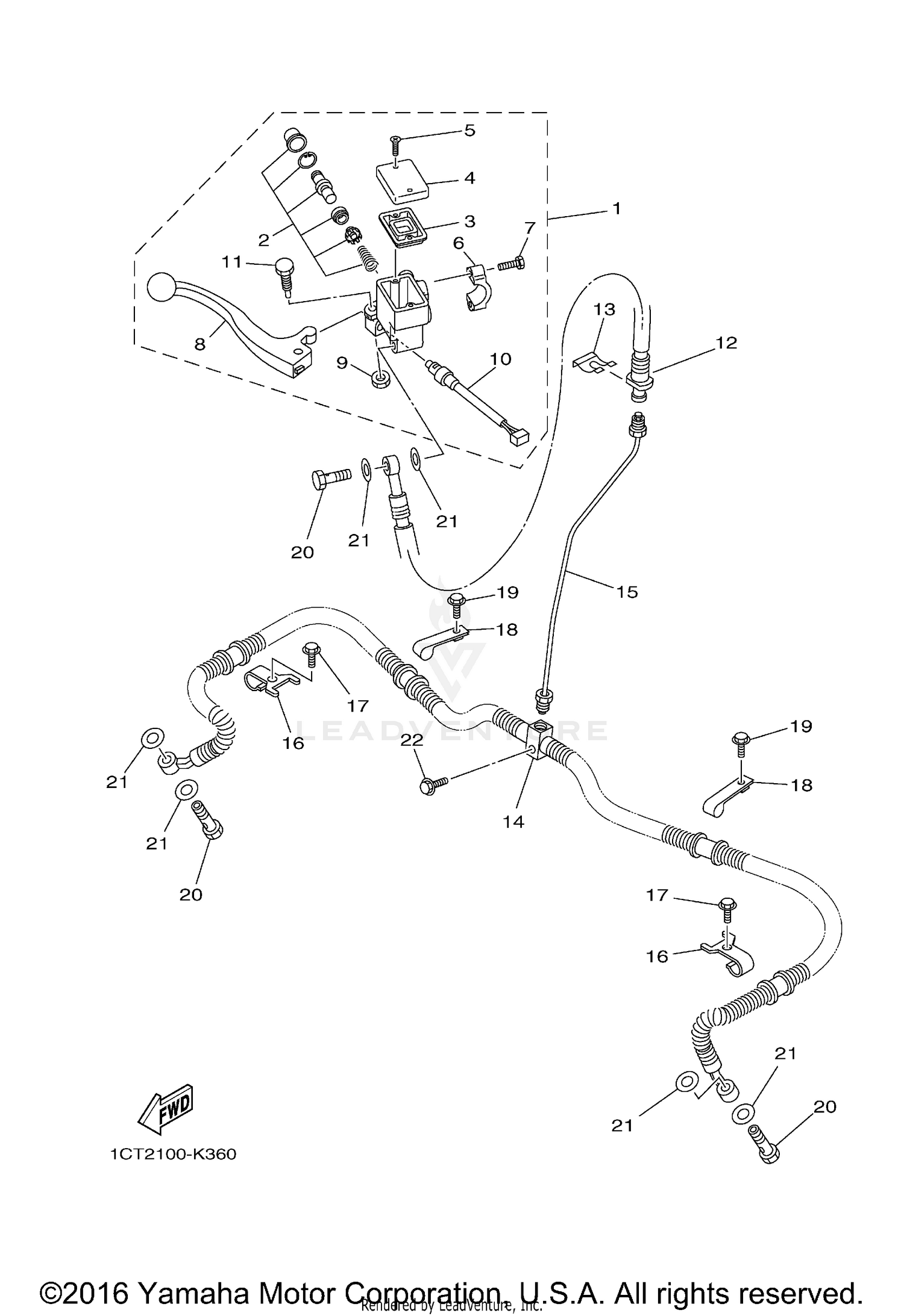 FRONT MASTER CYLINDER