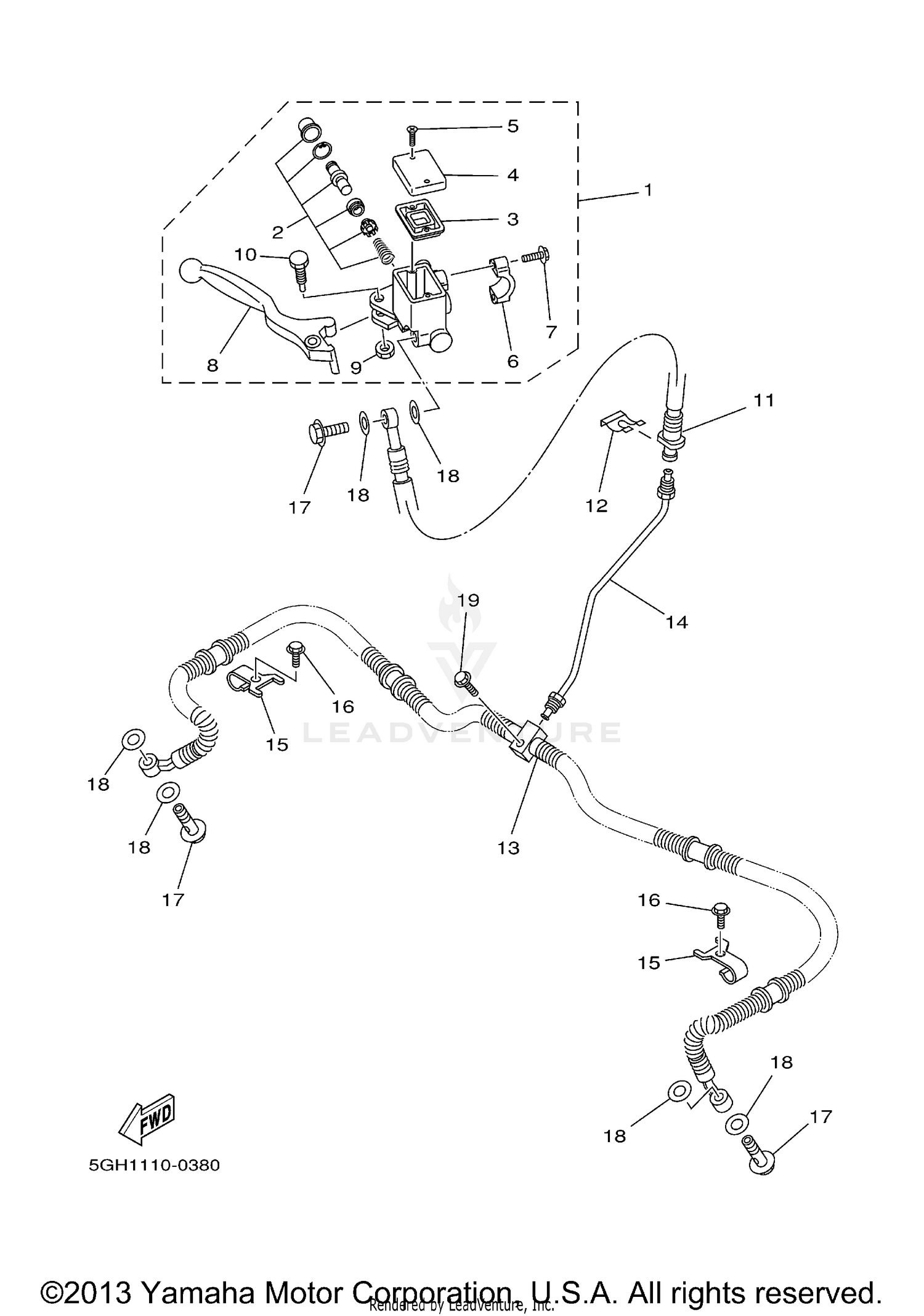 FRONT MASTER CYLINDER
