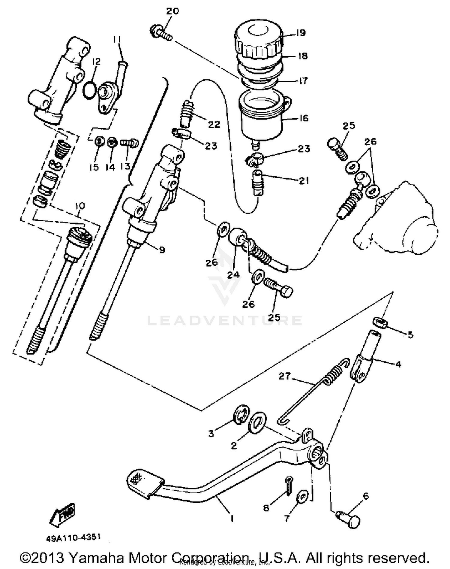 REAR MASTER CYLINDER