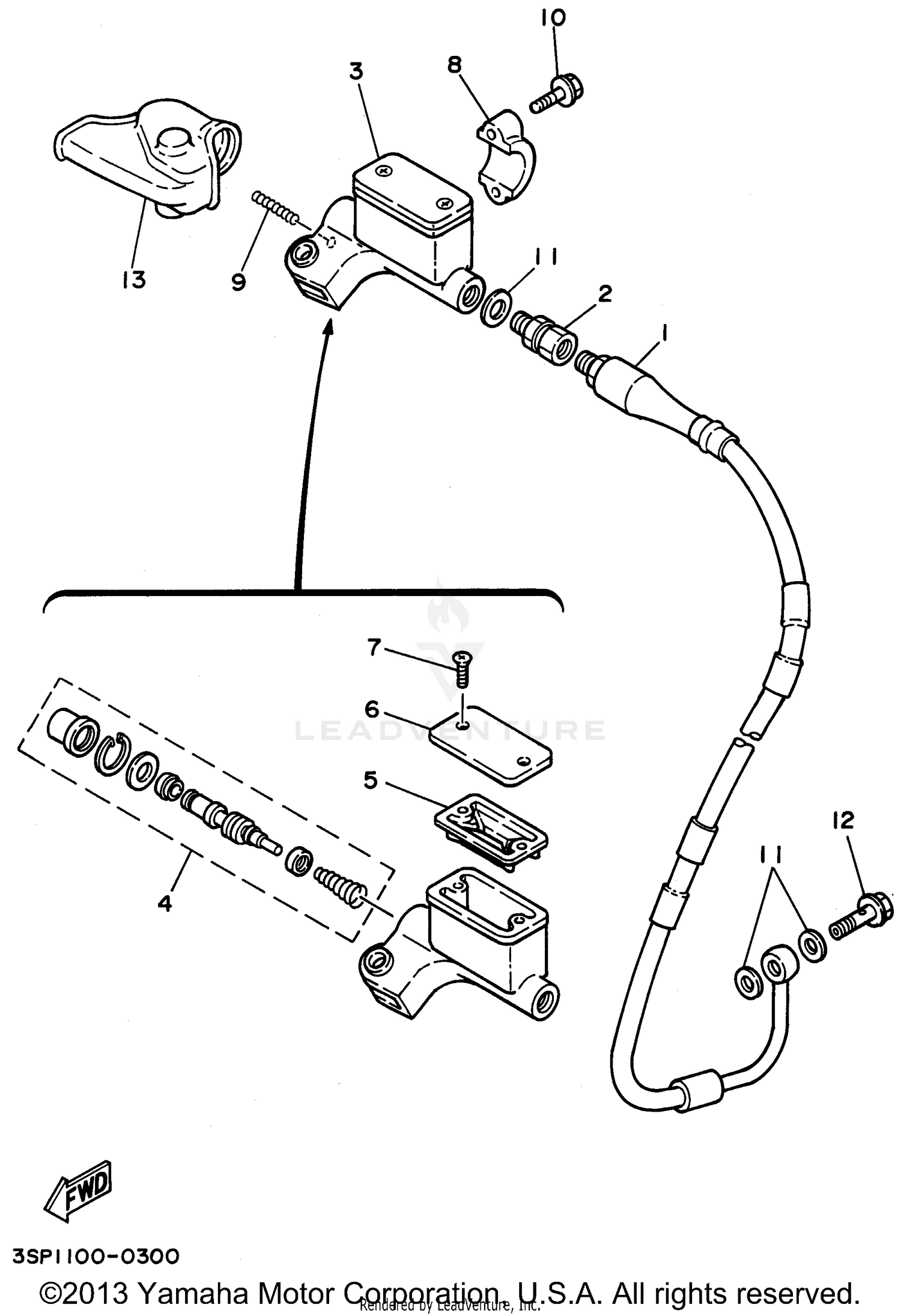 FRONT MASTER CYLINDER