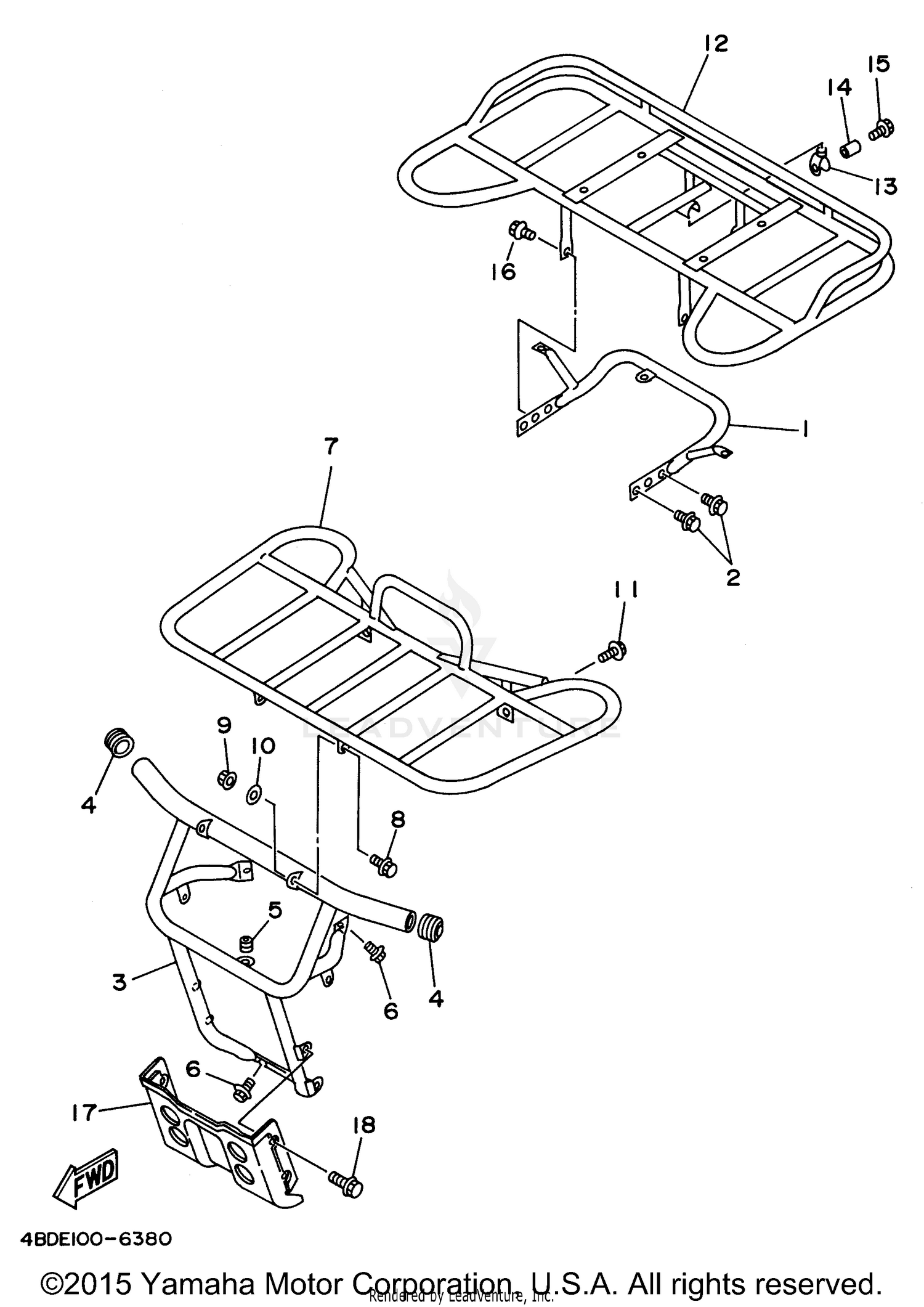 GUARD 1 (FOR YFB250UH ONLY)