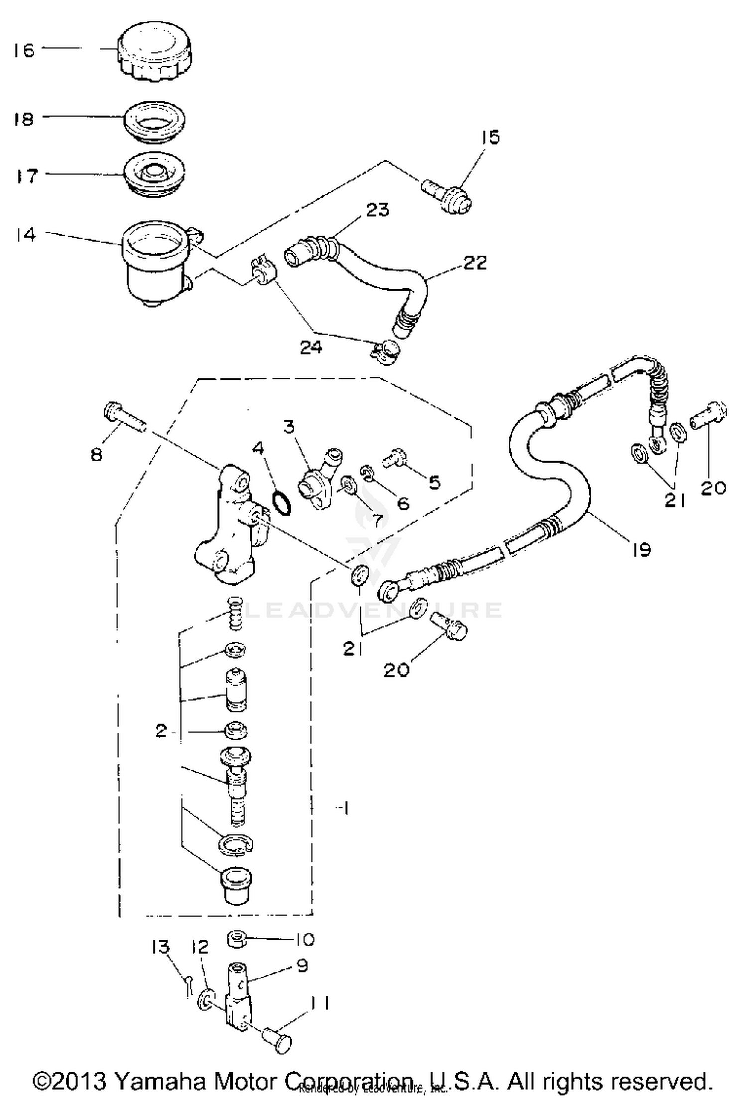 REAR MASTER CYLINDER