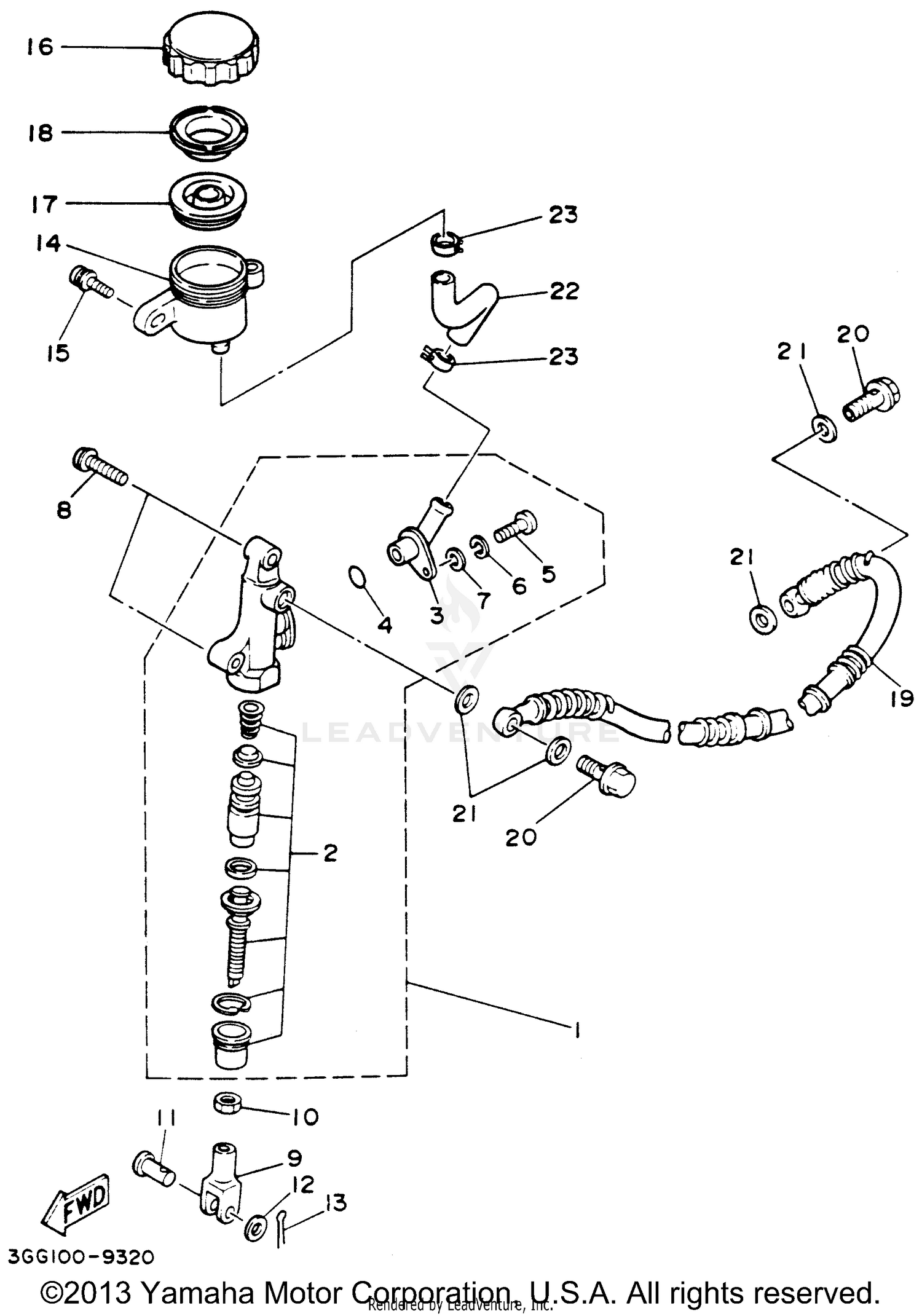 REAR MASTER CYLINDER
