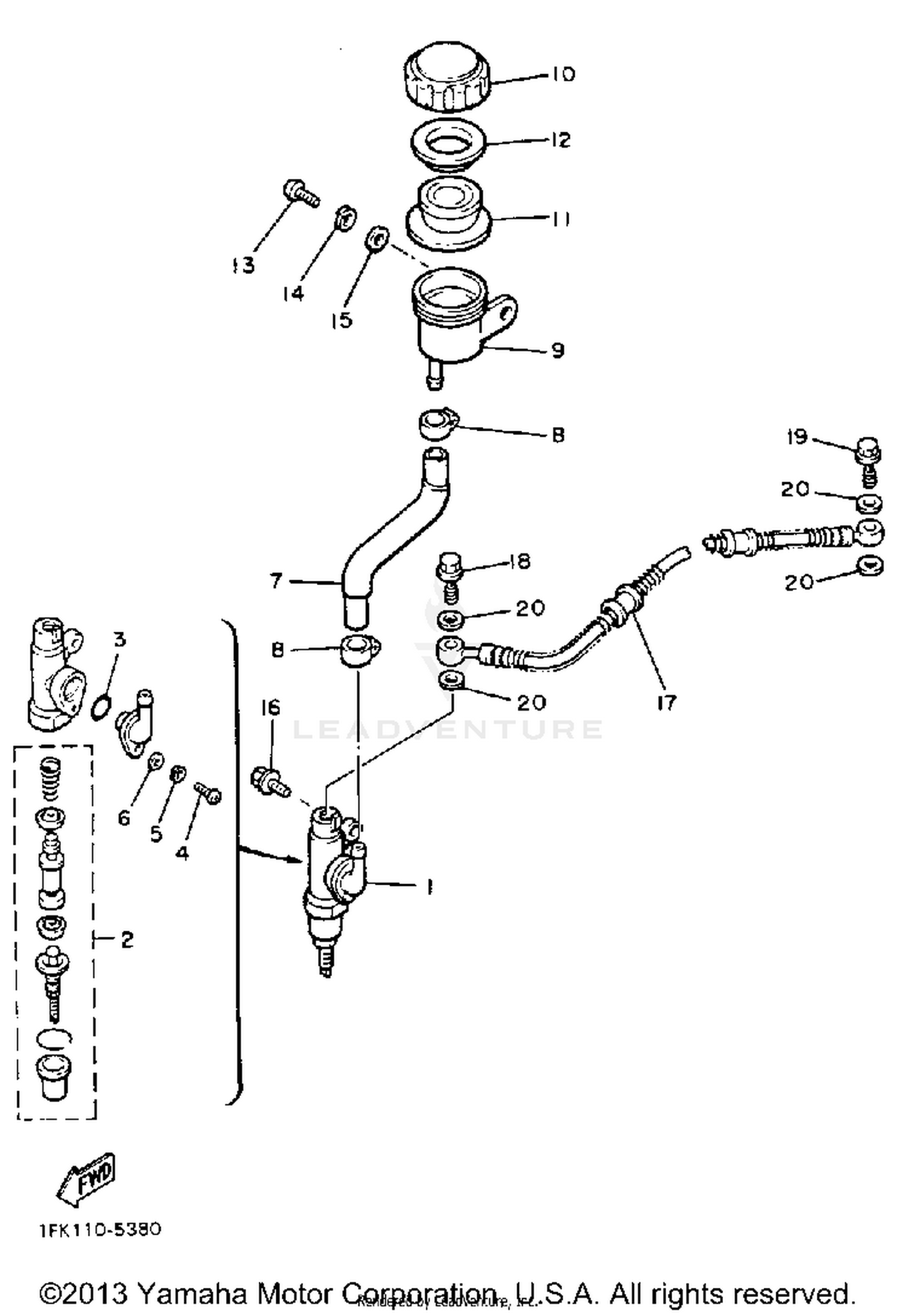 REAR MASTER CYLINDER