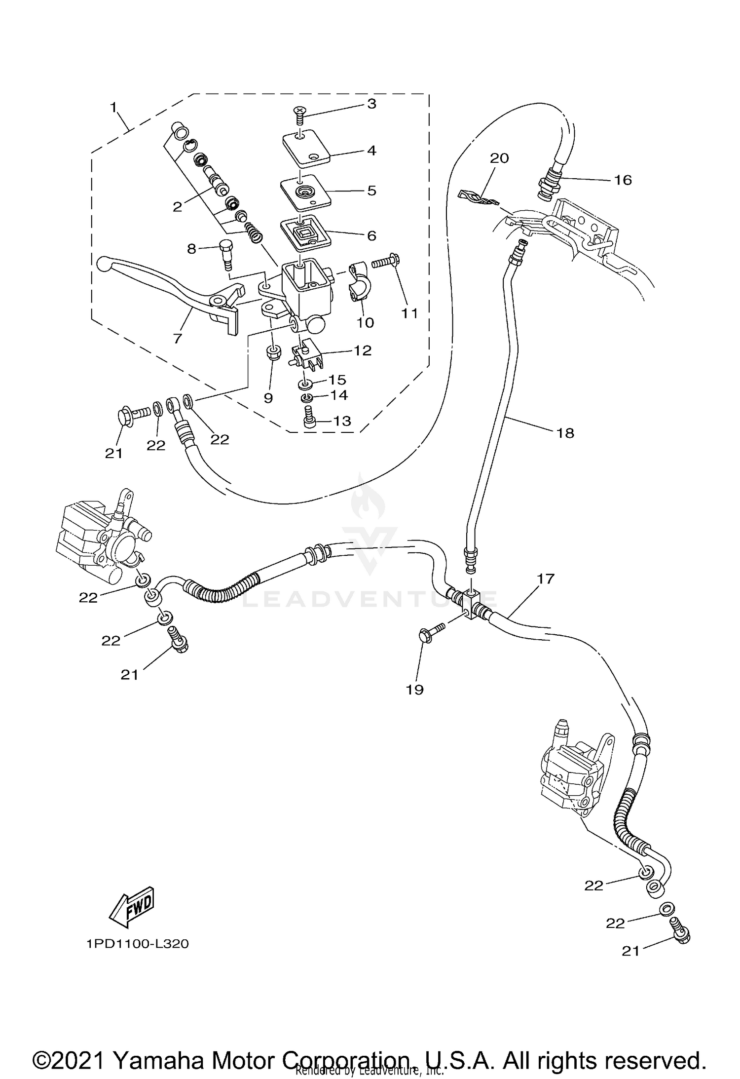 FRONT MASTER CYLINDER