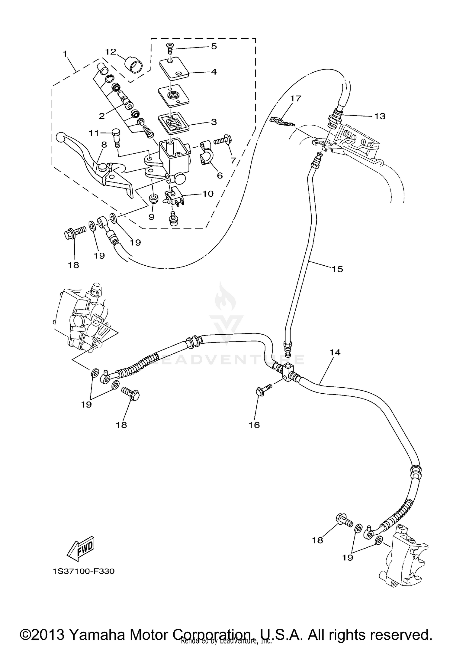 FRONT MASTER CYLINDER