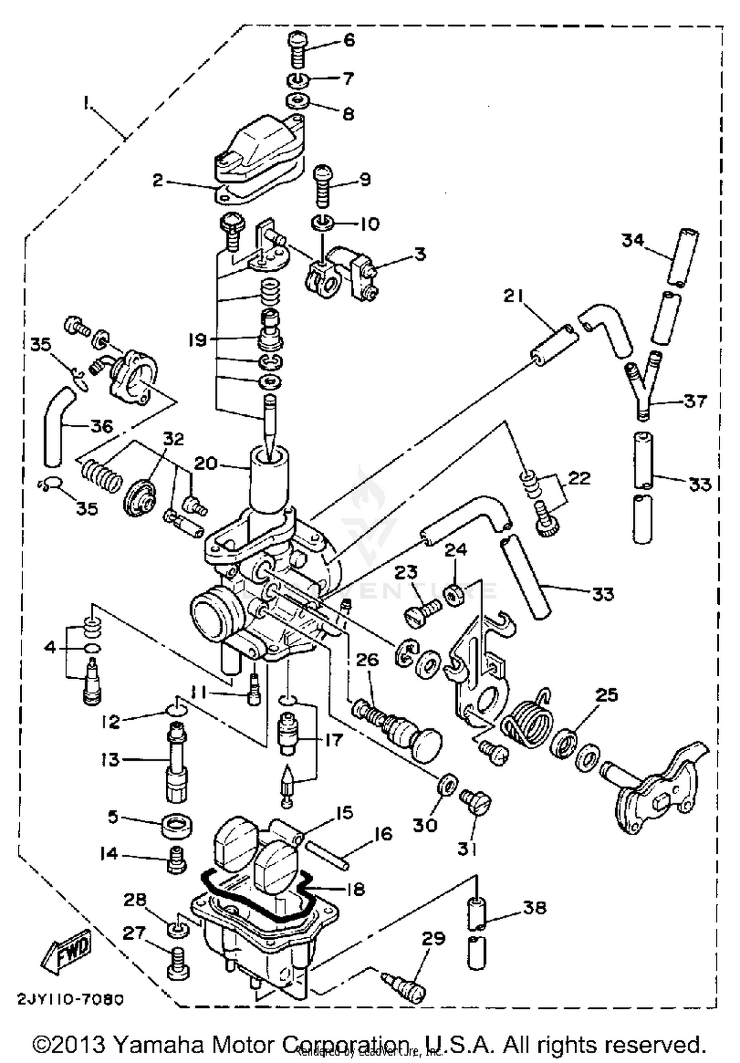 CARBURETOR NON-CALIFORNIA