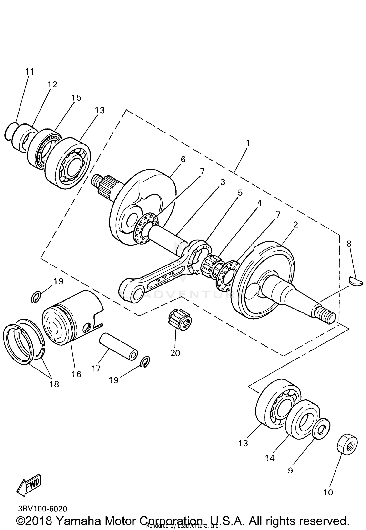 CRANKSHAFT PISTON