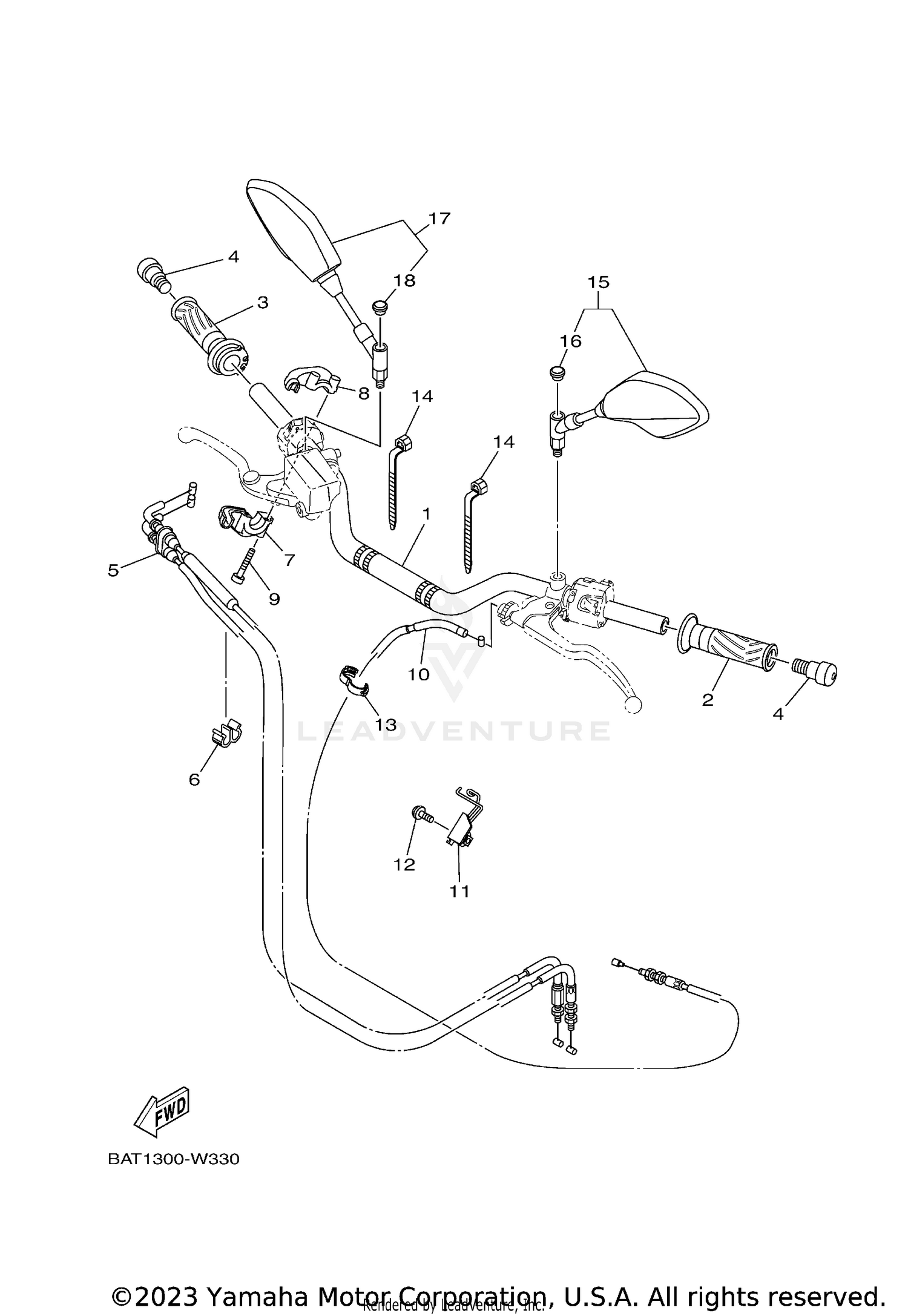STEERING HANDLE & CABLE