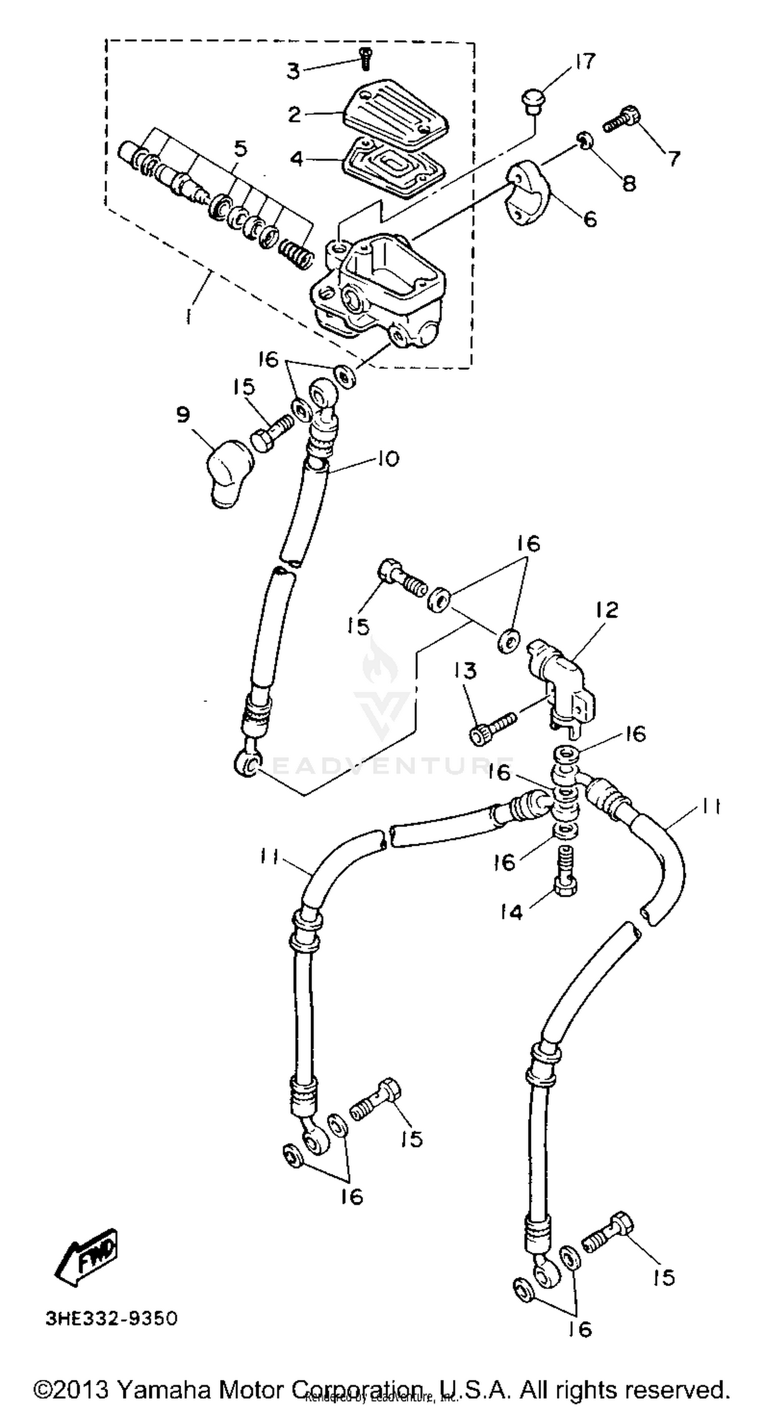 FRONT MASTER CYLINDER