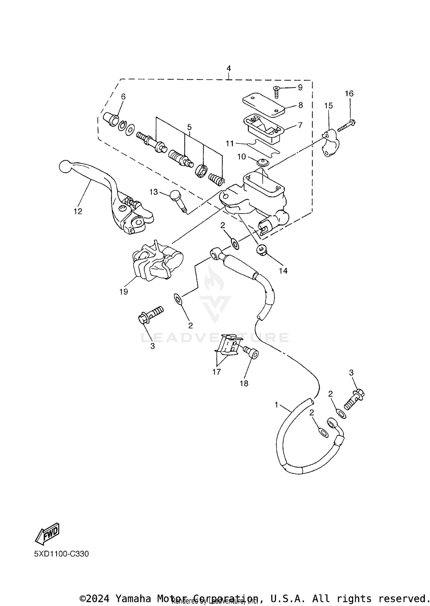 FRONT MASTER CYLINDER