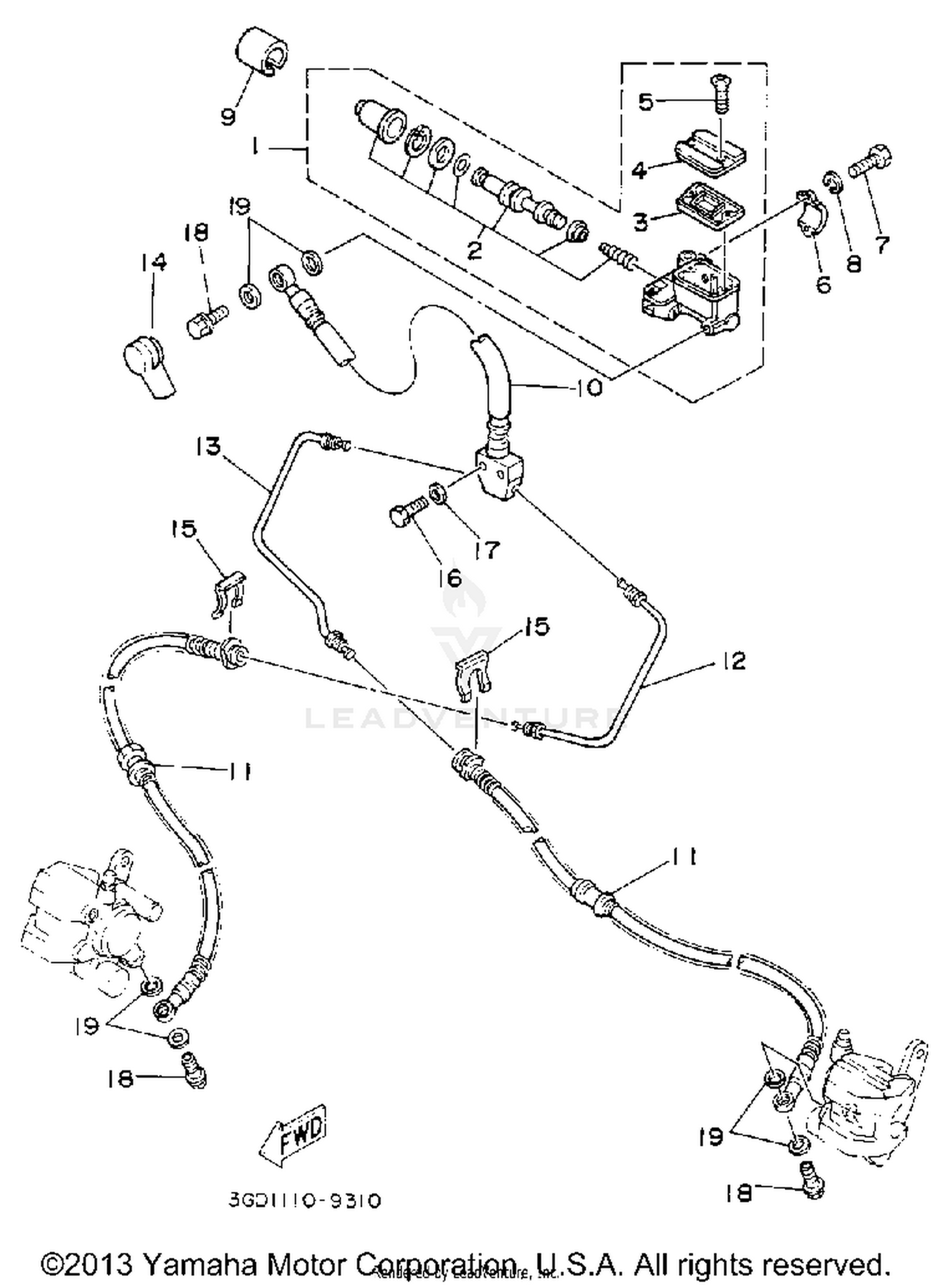 FRONT MASTER CYLINDER