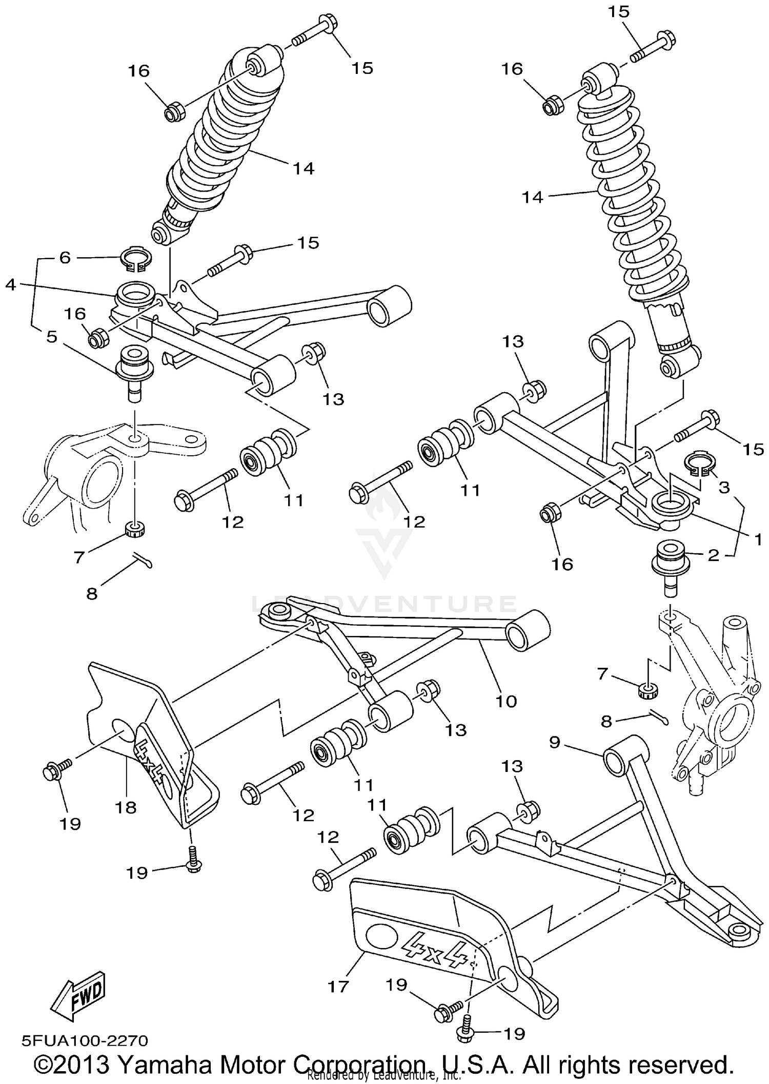 FRONT SUSPENSION WHEEL