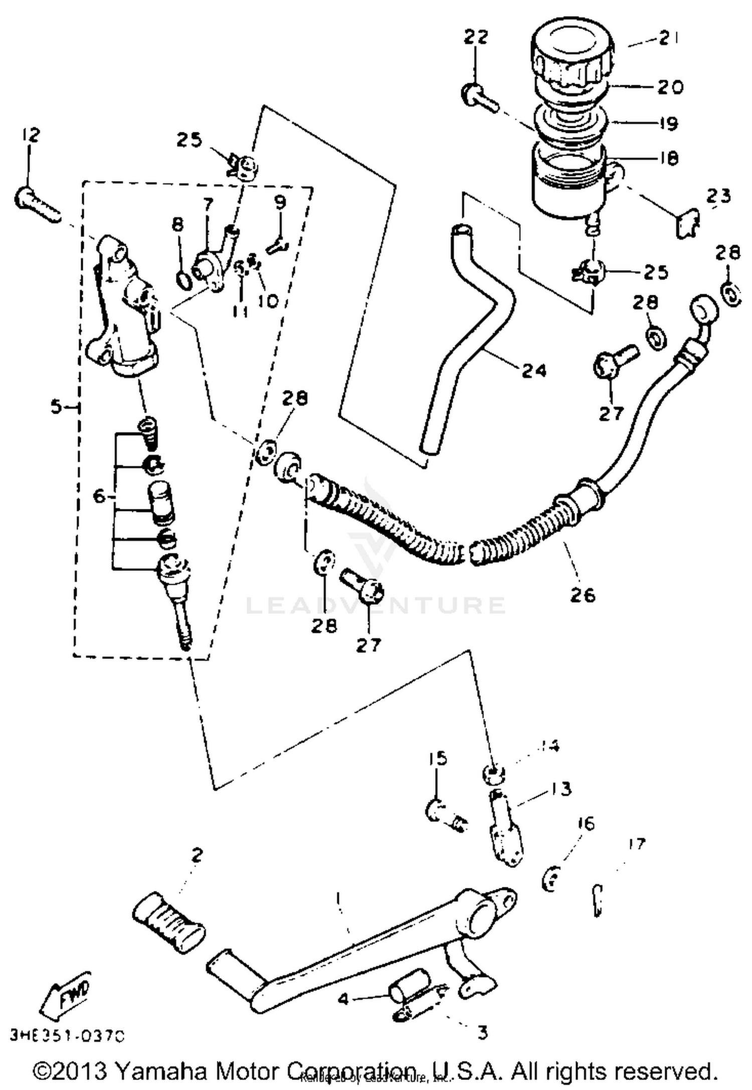 REAR MASTER CYLINDER