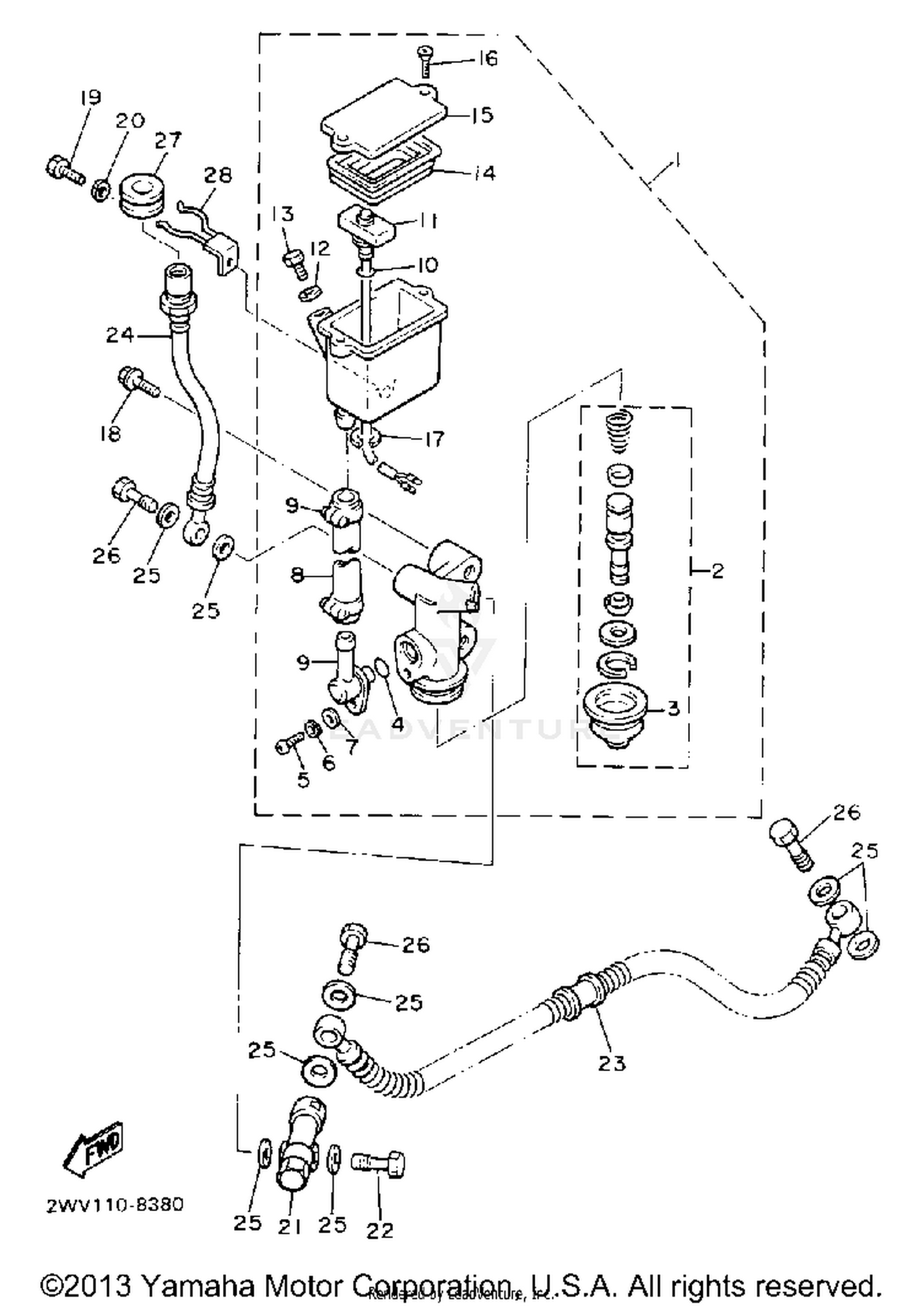 REAR MASTER CYLINDER