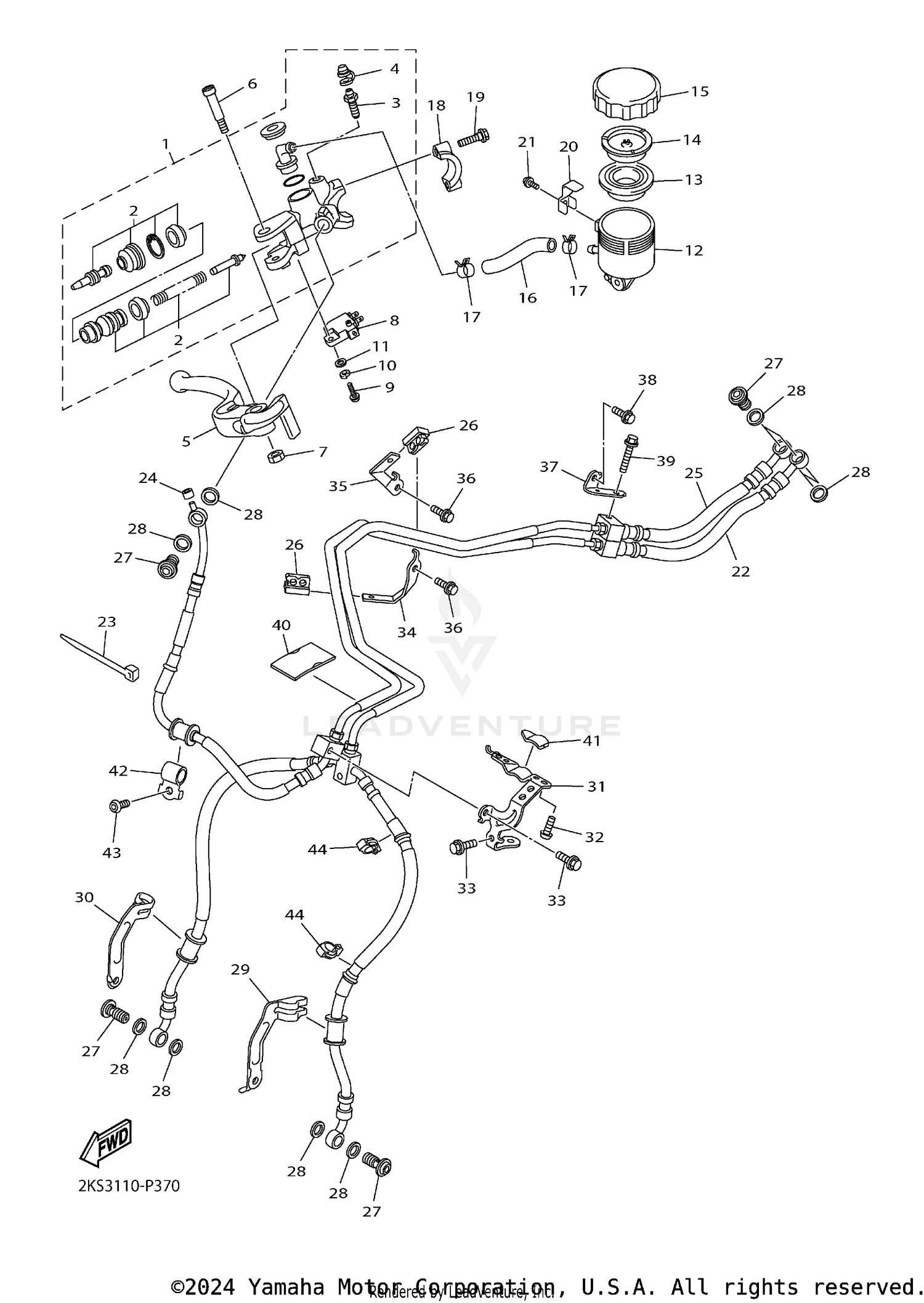 FRONT MASTER CYLINDER
