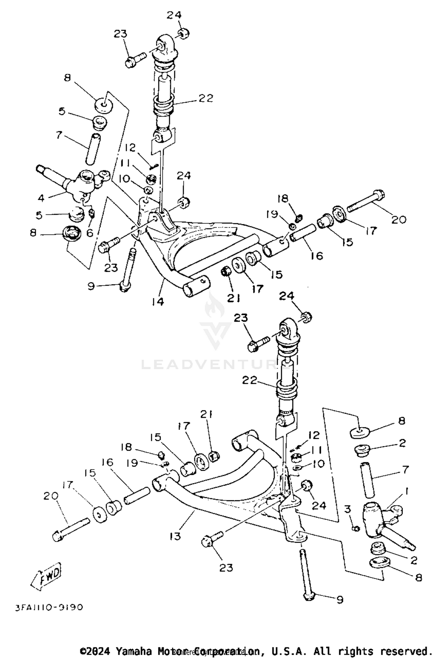 FRONT SUSPENSION - WHEEL